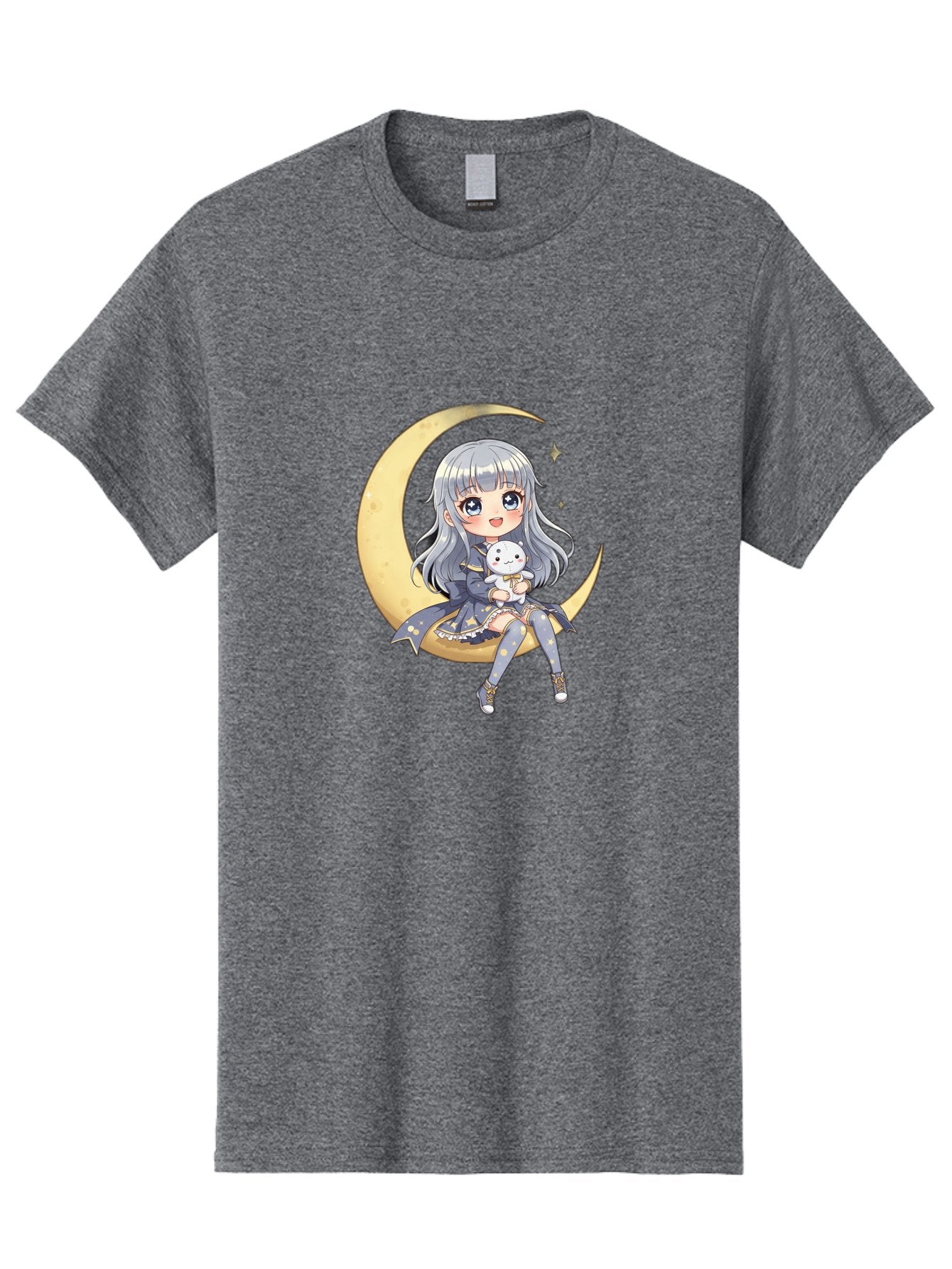 Girl-On-Crescent-Moon Men'S Graphic Tee, 100% Cotton, Comfortable Casual Summer Wear, Machine Washable, Vintage Camera, Old Camera, Antique Camera, Black Camera, Classic Photography, Photography Equipment, Nostalgic Device, Film Camera, Bak689