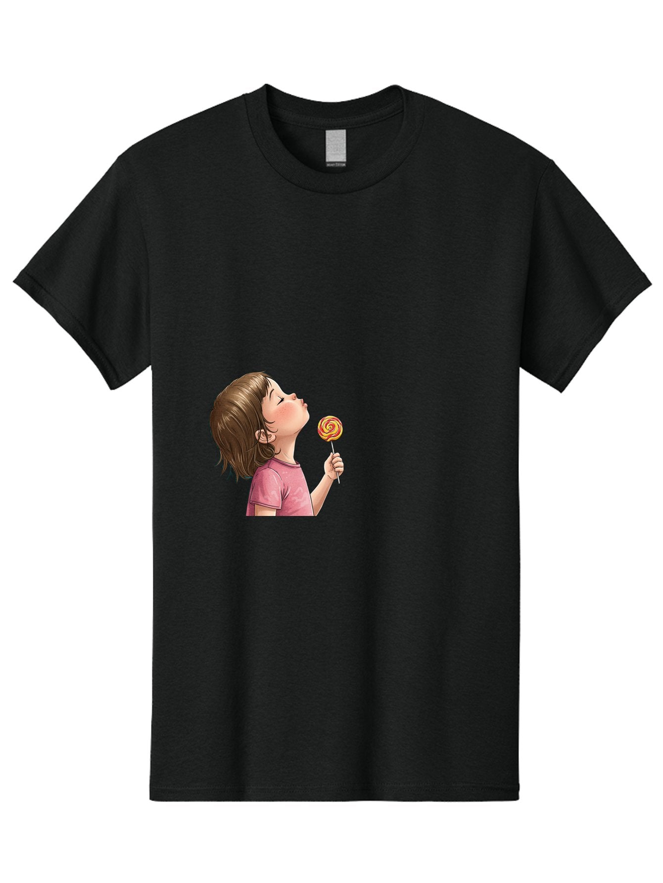 Girl-With-Lollipop Men'S Graphic Tee, 100% Cotton, Comfortable Casual Summer Wear, Machine Washable, Vintage Camera, Old Camera, Antique Camera, Black Camera, Classic Photography, Photography Equipment, Nostalgic Device, Film Camera, Bak691