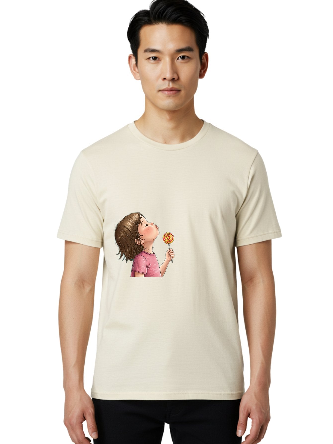 Girl-With-Lollipop Men'S Graphic Tee, 100% Cotton, Comfortable Casual Summer Wear, Machine Washable, Vintage Camera, Old Camera, Antique Camera, Black Camera, Classic Photography, Photography Equipment, Nostalgic Device, Film Camera, Bak691 30