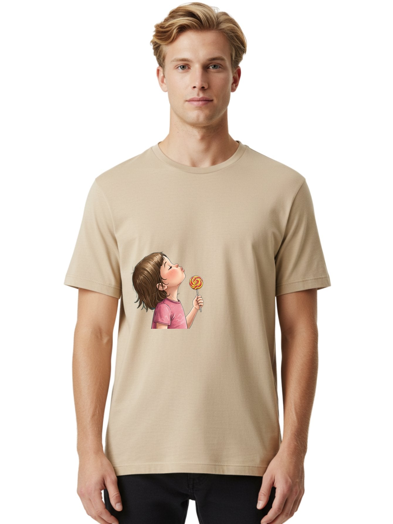 Girl-With-Lollipop Men'S Graphic Tee, 100% Cotton, Comfortable Casual Summer Wear, Machine Washable, Vintage Camera, Old Camera, Antique Camera, Black Camera, Classic Photography, Photography Equipment, Nostalgic Device, Film Camera, Bak691 29