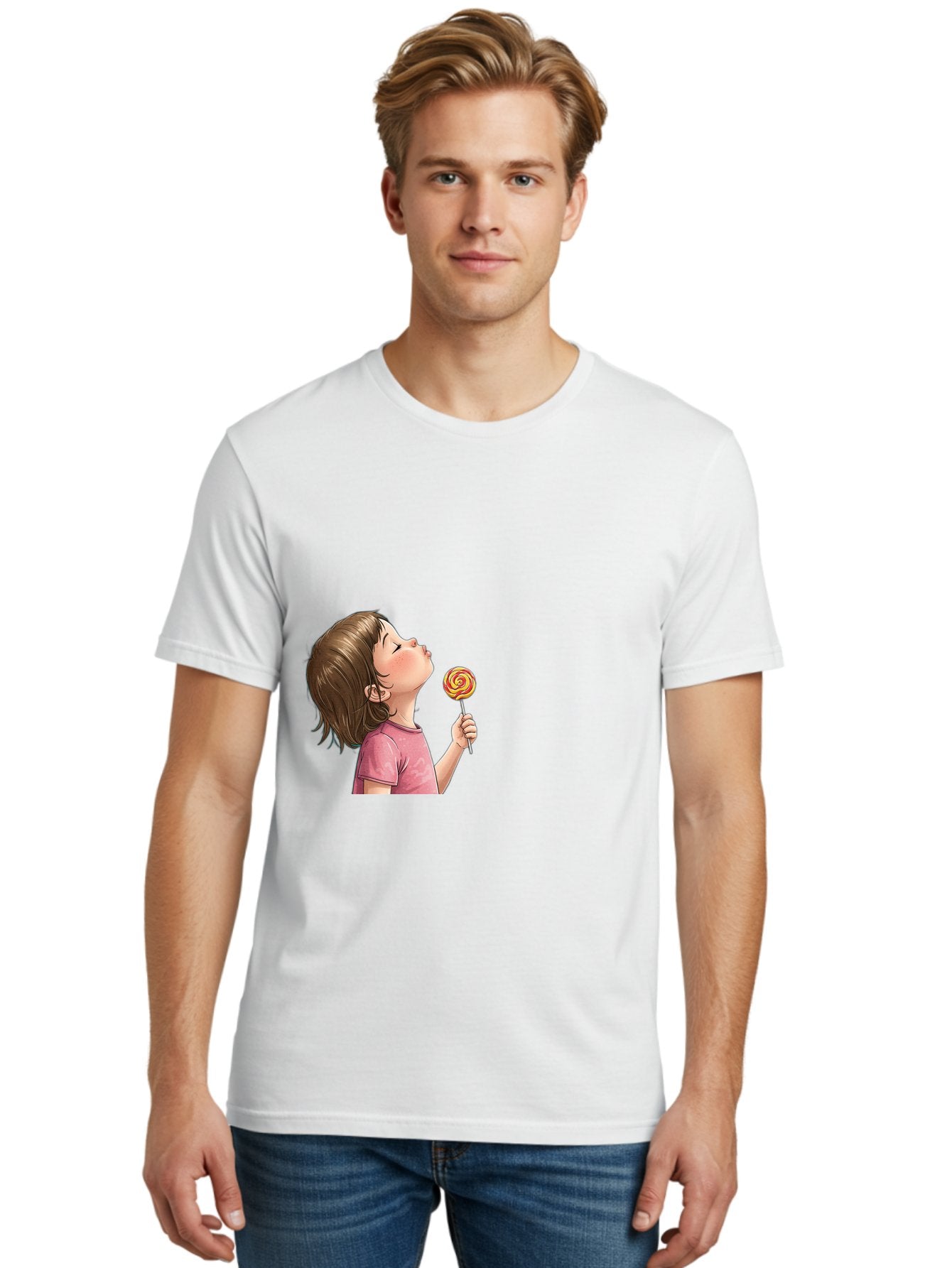 Girl-With-Lollipop Men'S Graphic Tee, 100% Cotton, Comfortable Casual Summer Wear, Machine Washable, Vintage Camera, Old Camera, Antique Camera, Black Camera, Classic Photography, Photography Equipment, Nostalgic Device, Film Camera, Bak691 17