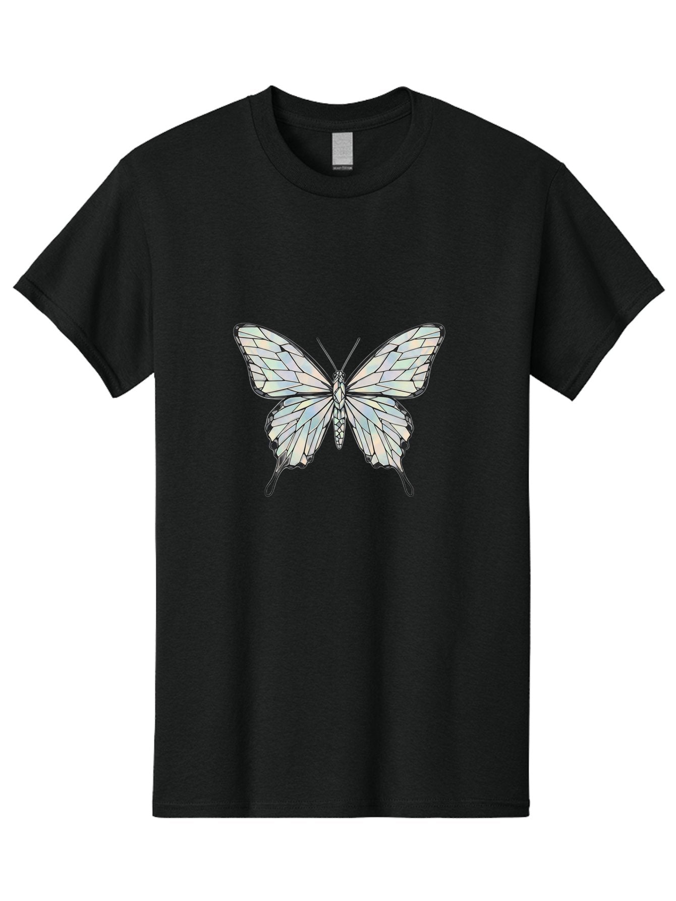 Glass-Butterfly Men'S Graphic Tee, 100% Cotton, Comfortable Casual Summer Wear, Machine Washable, Vintage Camera, Old Camera, Antique Camera, Black Camera, Classic Photography, Photography Equipment, Nostalgic Device, Film Camera, Camera Art Bak692 12