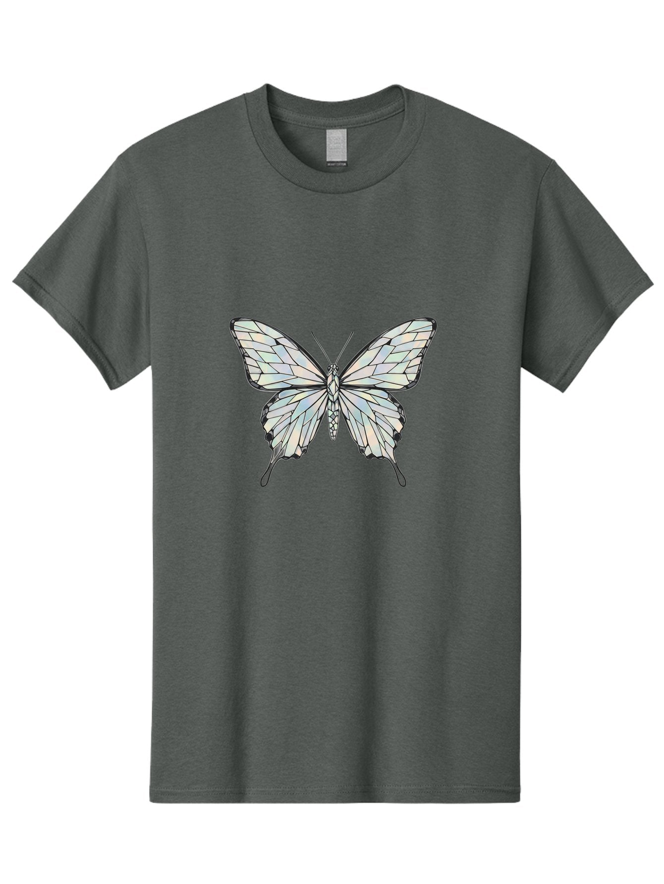 Glass-Butterfly Men'S Graphic Tee, 100% Cotton, Comfortable Casual Summer Wear, Machine Washable, Vintage Camera, Old Camera, Antique Camera, Black Camera, Classic Photography, Photography Equipment, Nostalgic Device, Film Camera, Camera Art Bak692 7