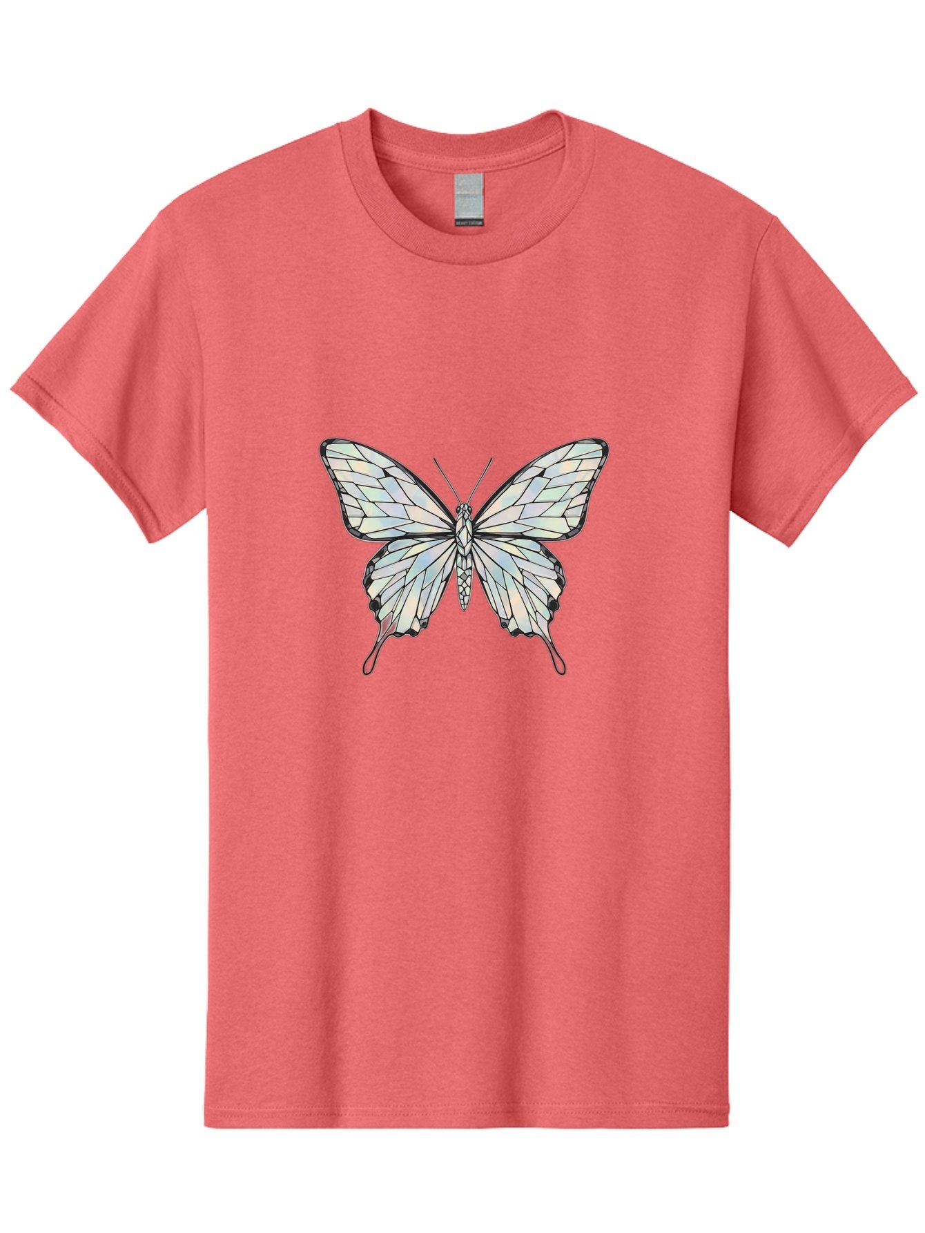 Glass-Butterfly Men'S Graphic Tee, 100% Cotton, Comfortable Casual Summer Wear, Machine Washable, Vintage Camera, Old Camera, Antique Camera, Black Camera, Classic Photography, Photography Equipment, Nostalgic Device, Film Camera, Camera Art Bak692 10
