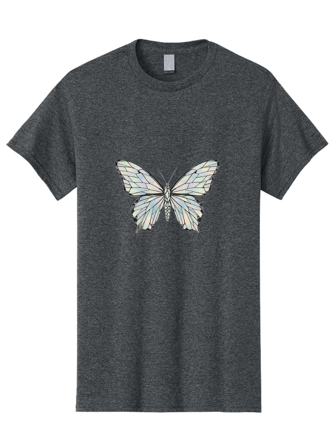 Glass-Butterfly Men'S Graphic Tee, 100% Cotton, Comfortable Casual Summer Wear, Machine Washable, Vintage Camera, Old Camera, Antique Camera, Black Camera, Classic Photography, Photography Equipment, Nostalgic Device, Film Camera, Camera Art Bak692 8