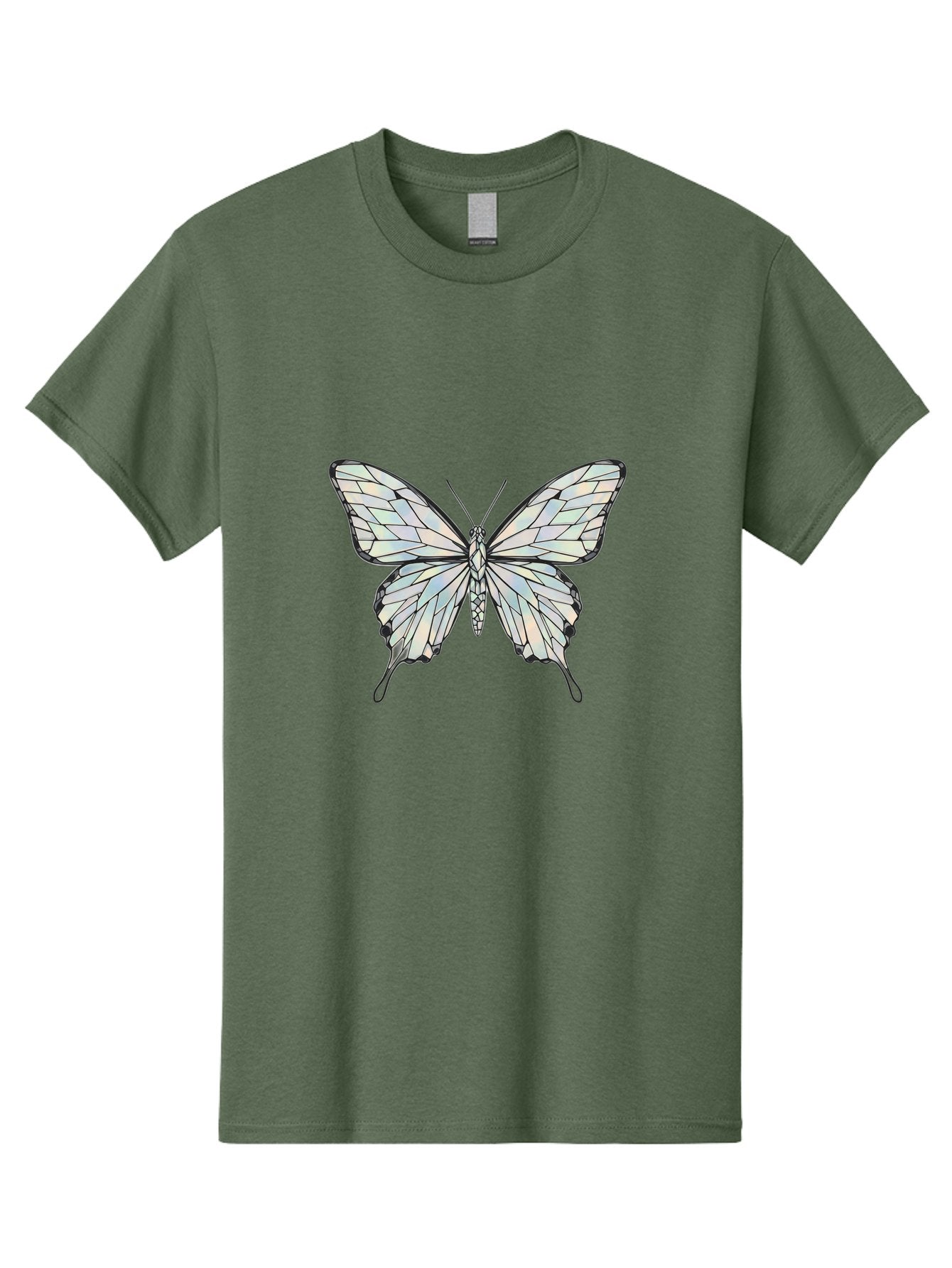 Glass-Butterfly Men'S Graphic Tee, 100% Cotton, Comfortable Casual Summer Wear, Machine Washable, Vintage Camera, Old Camera, Antique Camera, Black Camera, Classic Photography, Photography Equipment, Nostalgic Device, Film Camera, Camera Art Bak692 15