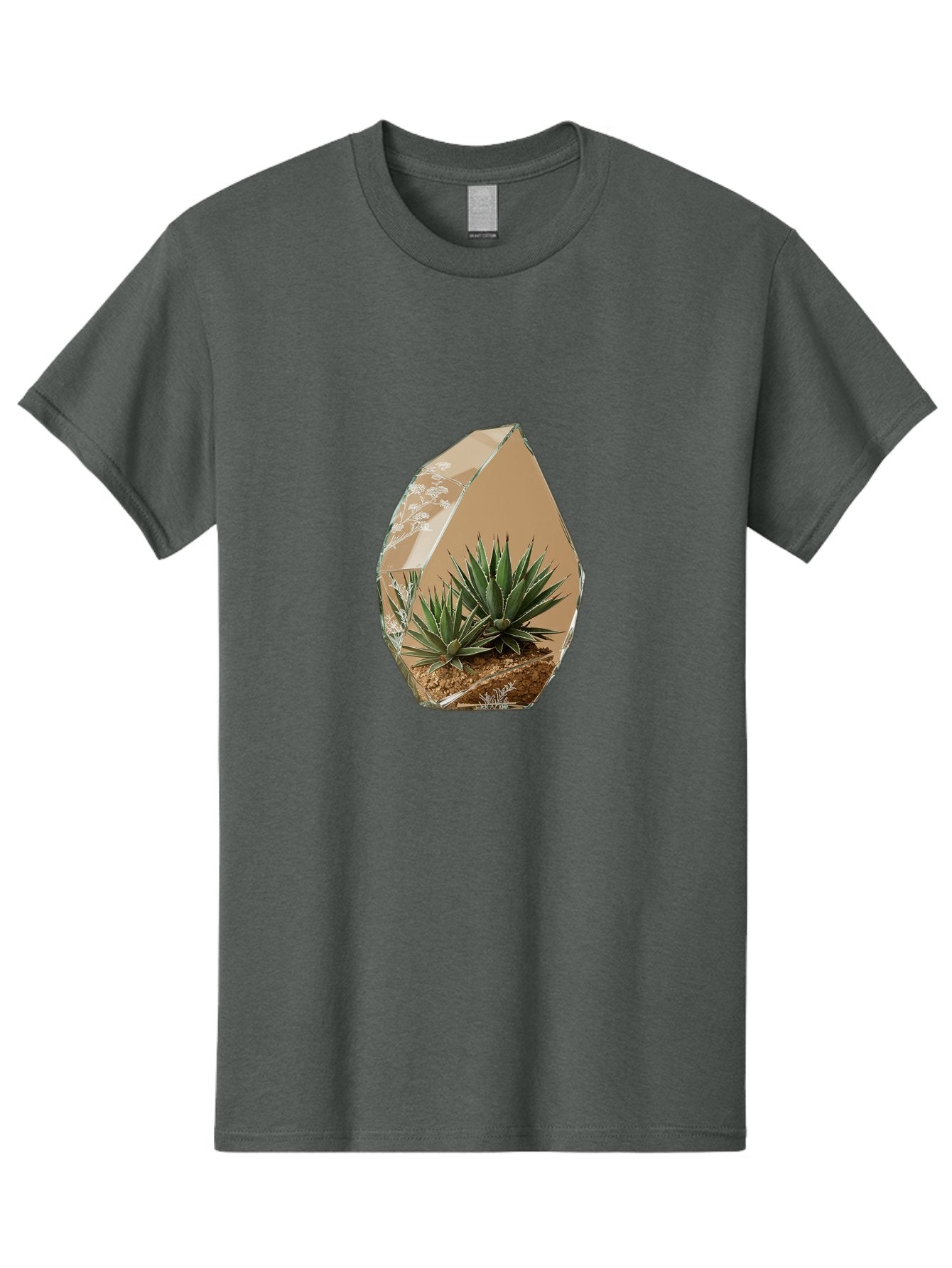 Glass-Terrarium-With-Succulents Men'S Graphic Tee, 100% Cotton, Comfortable Casual Summer Wear, Machine Washable, Vintage Camera, Old Camera, Antique Camera, Black Camera, Classic Photography, Photography Equipment, Nostalgic Device, Bak693 11