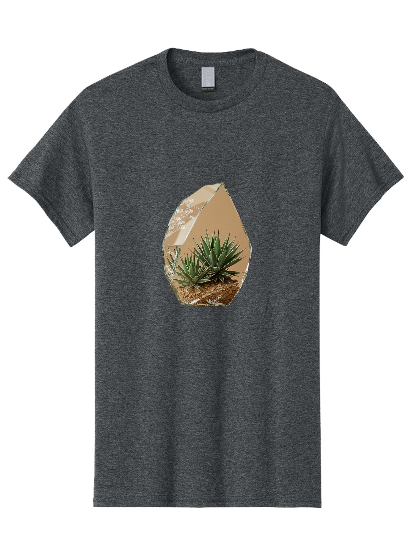 Glass-Terrarium-With-Succulents Men'S Graphic Tee, 100% Cotton, Comfortable Casual Summer Wear, Machine Washable, Vintage Camera, Old Camera, Antique Camera, Black Camera, Classic Photography, Photography Equipment, Nostalgic Device, Bak693 5
