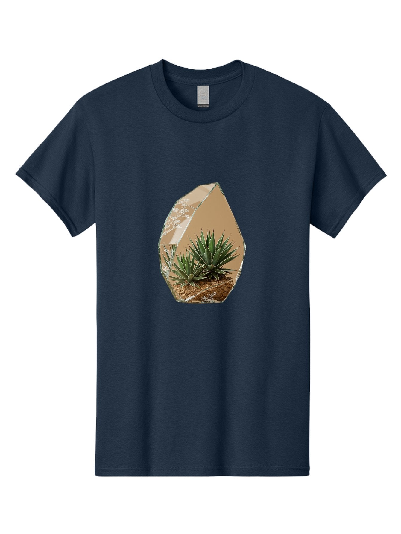 Glass-Terrarium-With-Succulents Men'S Graphic Tee, 100% Cotton, Comfortable Casual Summer Wear, Machine Washable, Vintage Camera, Old Camera, Antique Camera, Black Camera, Classic Photography, Photography Equipment, Nostalgic Device, Bak693 3