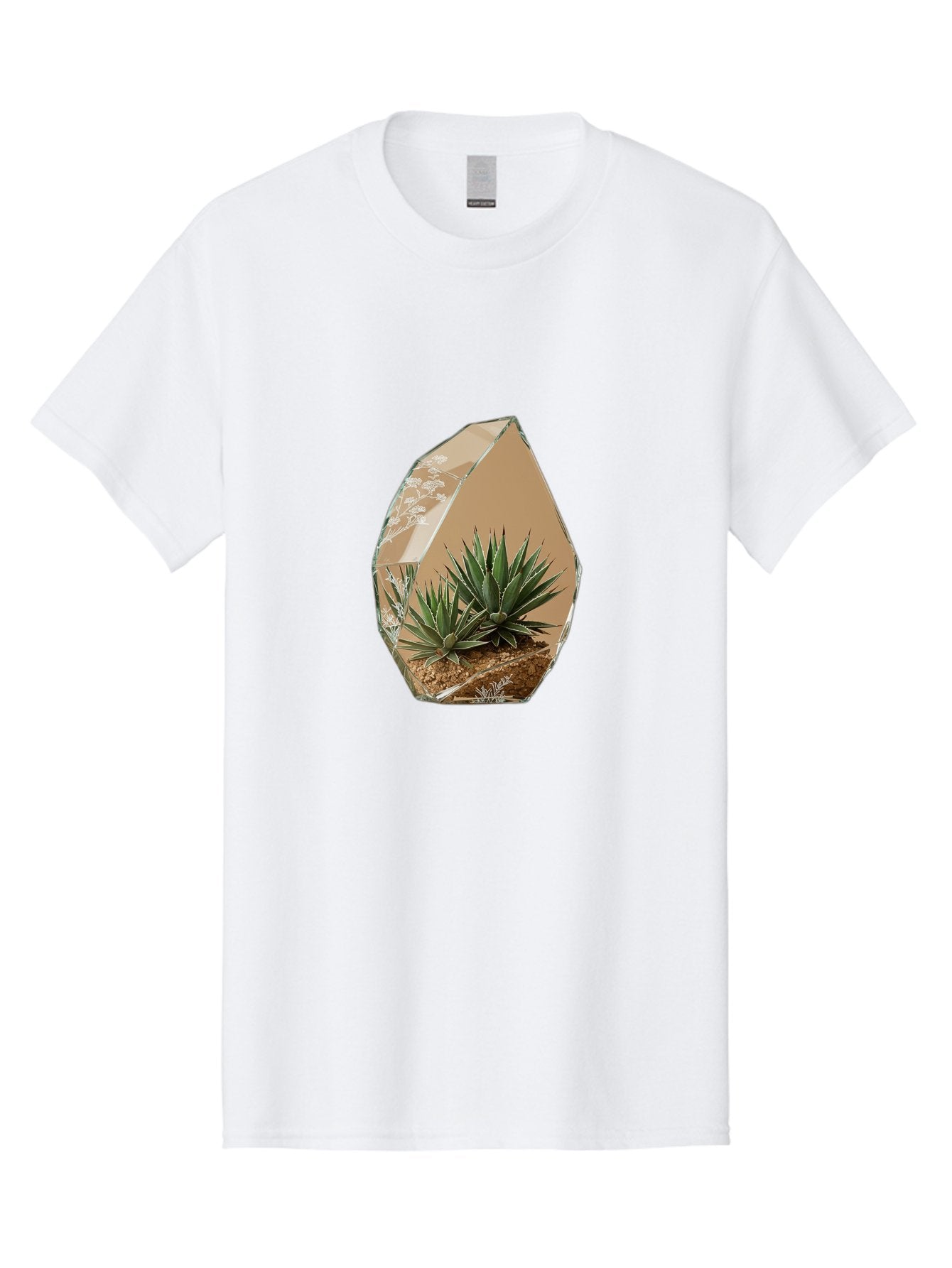 Glass-Terrarium-With-Succulents Men'S Graphic Tee, 100% Cotton, Comfortable Casual Summer Wear, Machine Washable, Vintage Camera, Old Camera, Antique Camera, Black Camera, Classic Photography, Photography Equipment, Nostalgic Device, Bak693 8