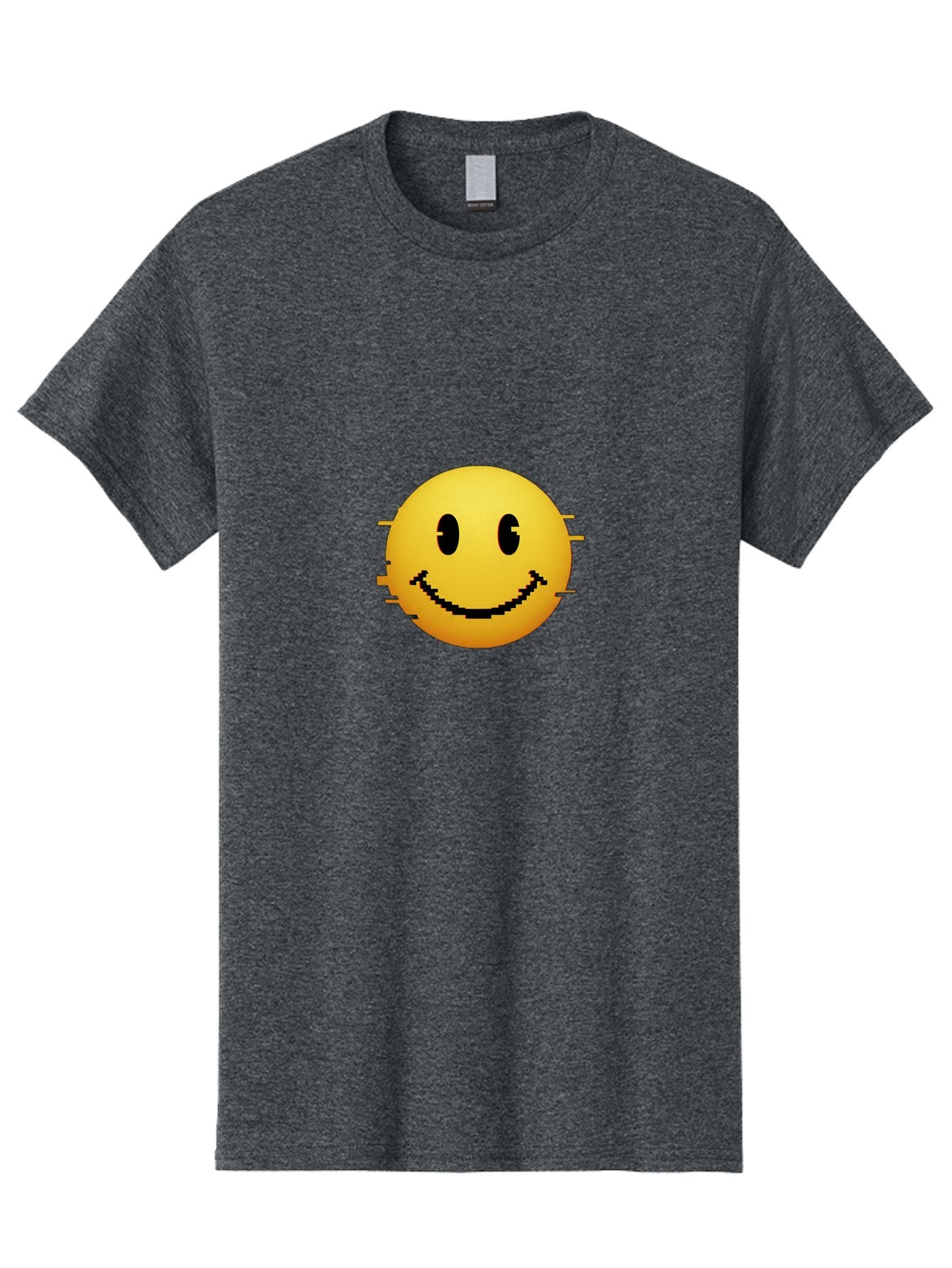 Glitchy-Smiley Men'S Graphic Tee, 100% Cotton, Comfortable Casual Summer Wear, Machine Washable, Vintage Camera, Old Camera, Antique Camera, Black Camera, Classic Photography, Photography Equipment, Nostalgic Device, Film Camera, Camera Art Bak697 9