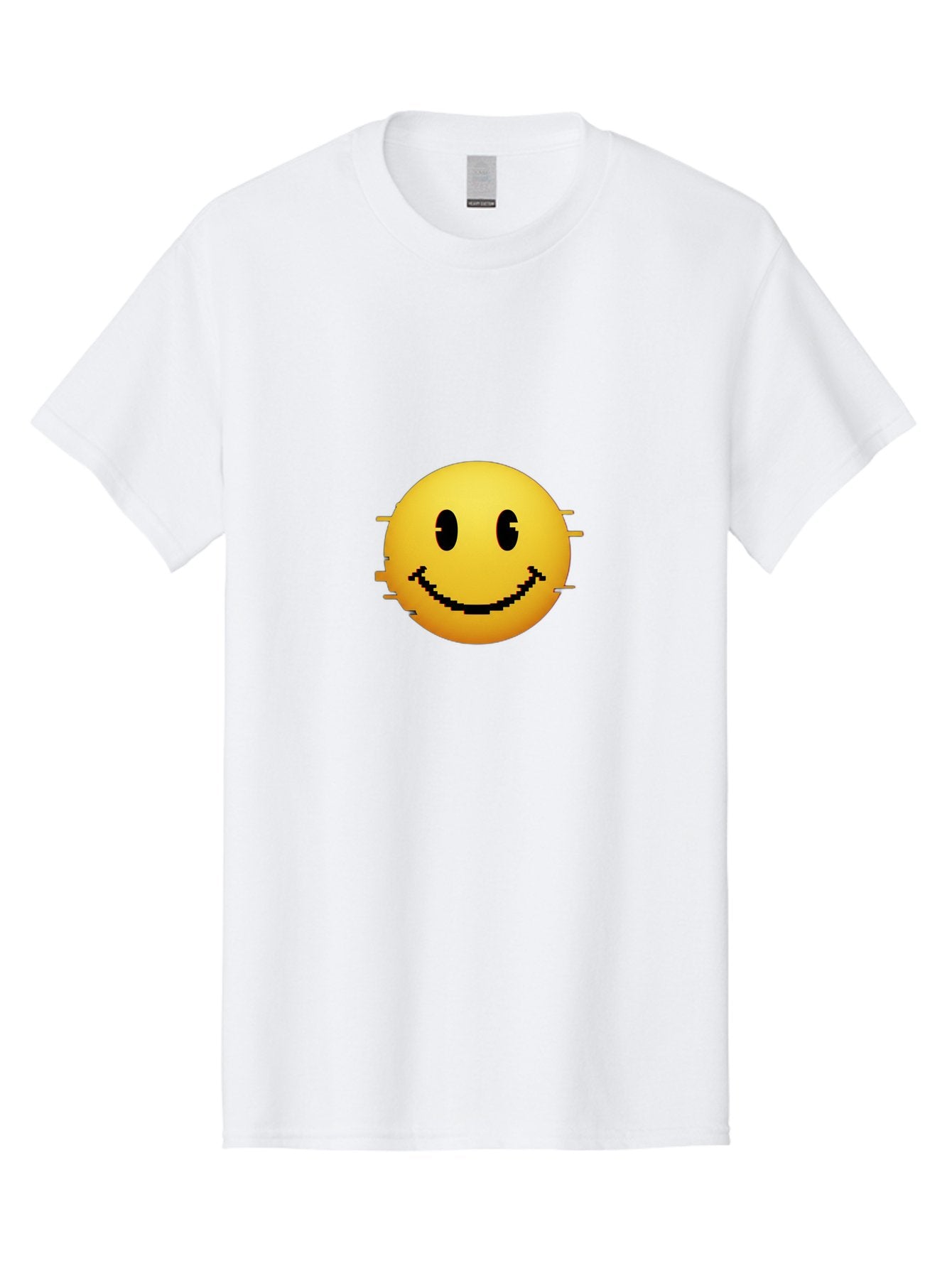 Glitchy-Smiley Men'S Graphic Tee, 100% Cotton, Comfortable Casual Summer Wear, Machine Washable, Vintage Camera, Old Camera, Antique Camera, Black Camera, Classic Photography, Photography Equipment, Nostalgic Device, Film Camera, Camera Art Bak697 4