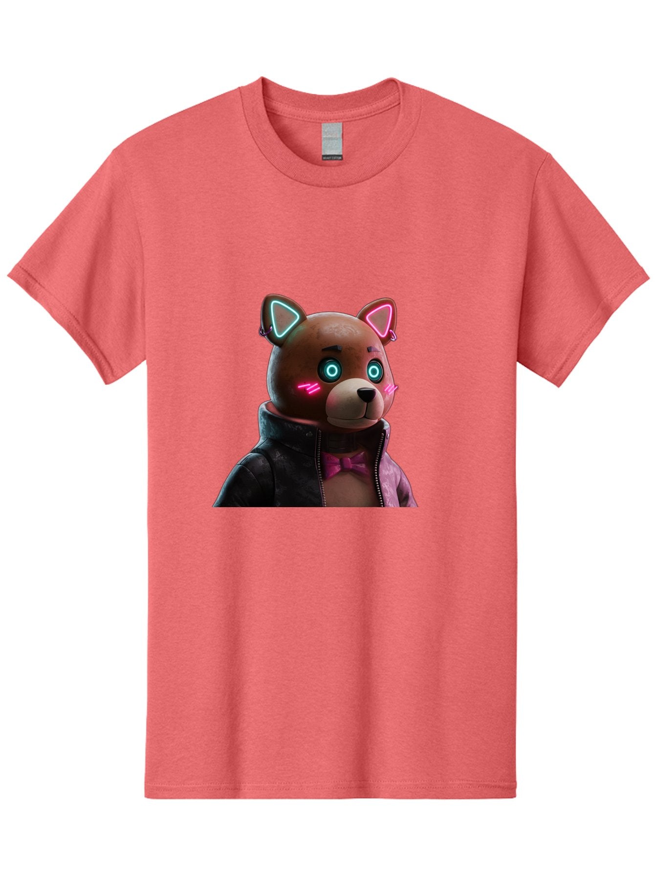 Glowing-Eyes-Bear Men'S Graphic Tee, 100% Cotton, Comfortable Casual Summer Wear, Machine Washable, Vintage Camera, Old Camera, Antique Camera, Black Camera, Classic Photography, Photography Equipment, Nostalgic Device, Film Camera, Camera Art Bak701 9