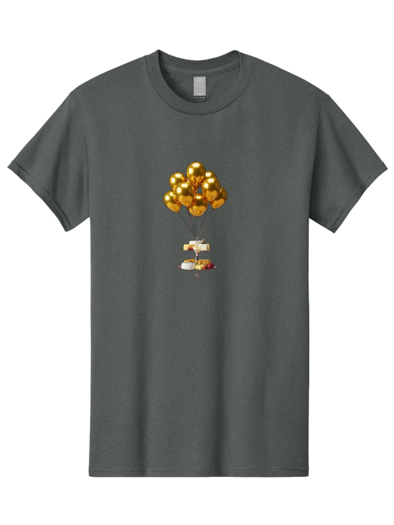 Gold-Balloons-Cake-Stand-Dessert Men'S Graphic Tee, 100% Cotton, Comfortable Casual Summer Wear, Machine Washable, Vintage Camera, Old Camera, Antique Camera, Black Camera, Classic Photography, Photography Equipment, Nostalgic Device, Bak705 11