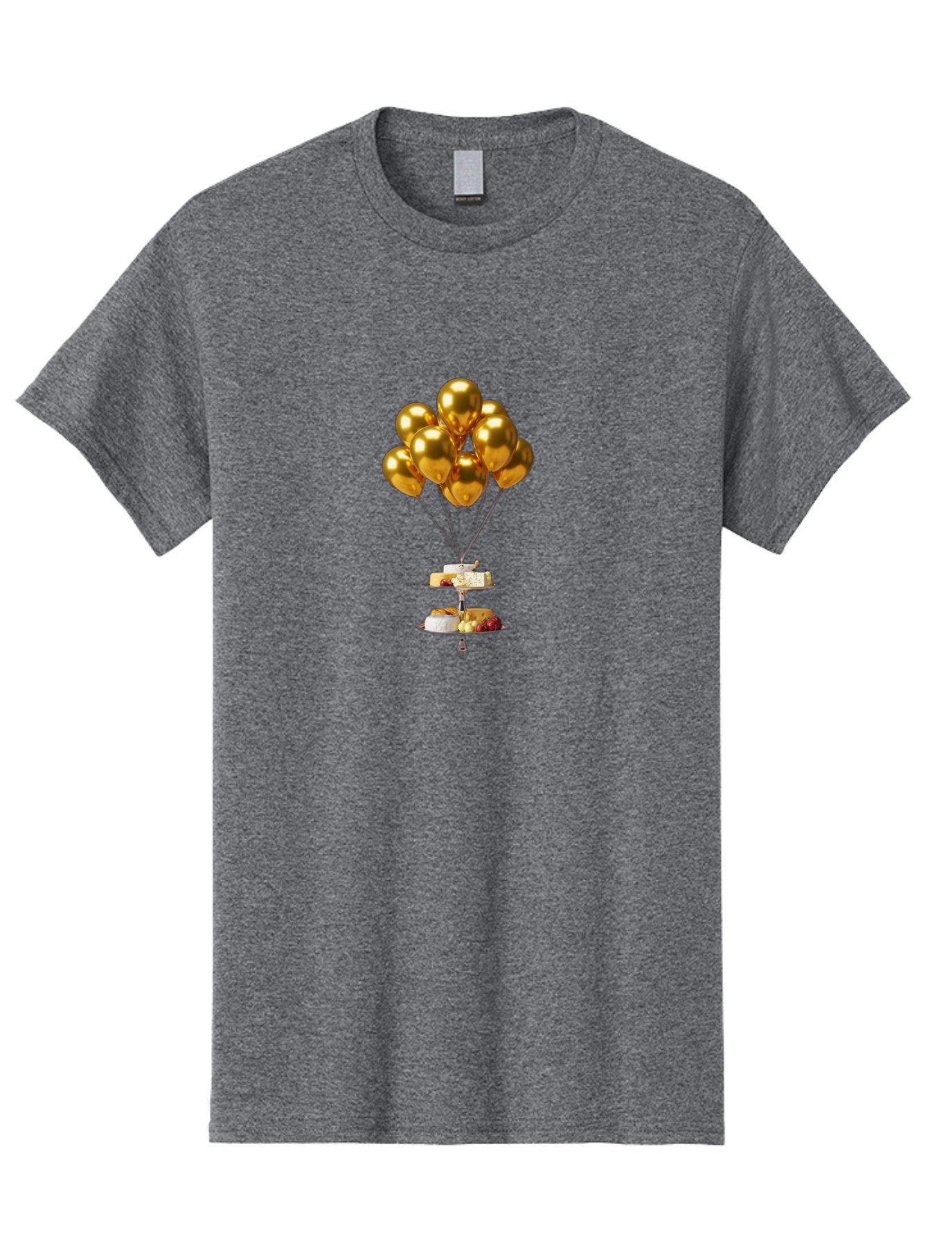Gold-Balloons-Cake-Stand-Dessert Men'S Graphic Tee, 100% Cotton, Comfortable Casual Summer Wear, Machine Washable, Vintage Camera, Old Camera, Antique Camera, Black Camera, Classic Photography, Photography Equipment, Nostalgic Device, Bak705 10