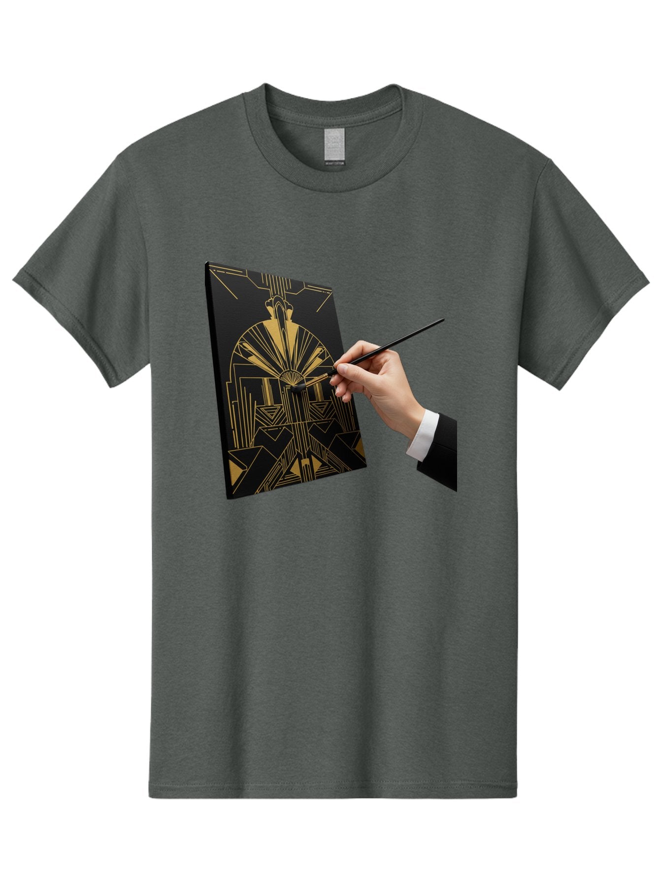 Gold-Foil-Art Men'S Graphic Tee, 100% Cotton, Comfortable Casual Summer Wear, Machine Washable, Vintage Camera, Old Camera, Antique Camera, Black Camera, Classic Photography, Photography Equipment, Nostalgic Device, Film Camera, Camera Art Bak706 12