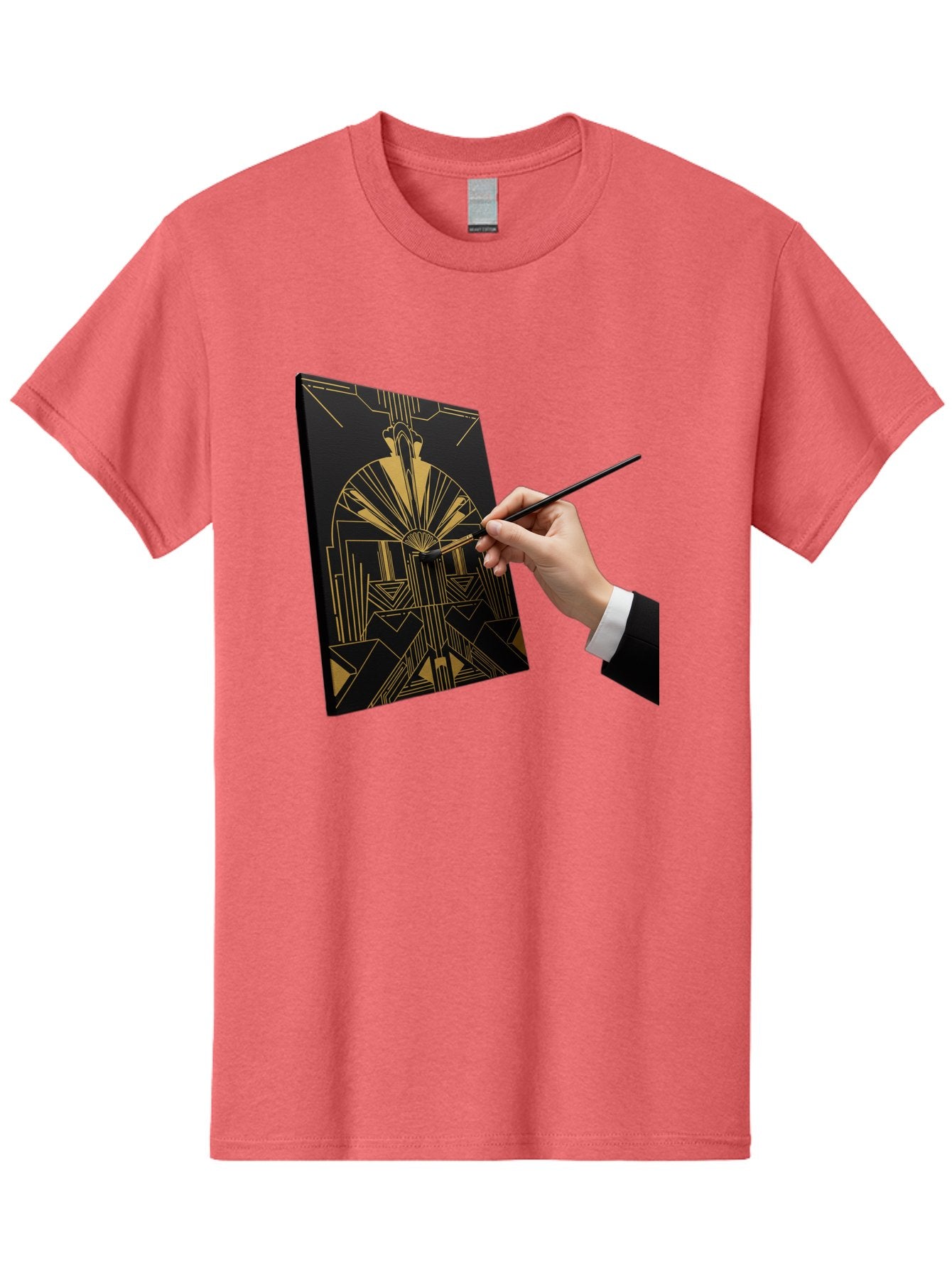 Gold-Foil-Art Men'S Graphic Tee, 100% Cotton, Comfortable Casual Summer Wear, Machine Washable, Vintage Camera, Old Camera, Antique Camera, Black Camera, Classic Photography, Photography Equipment, Nostalgic Device, Film Camera, Camera Art Bak706 14