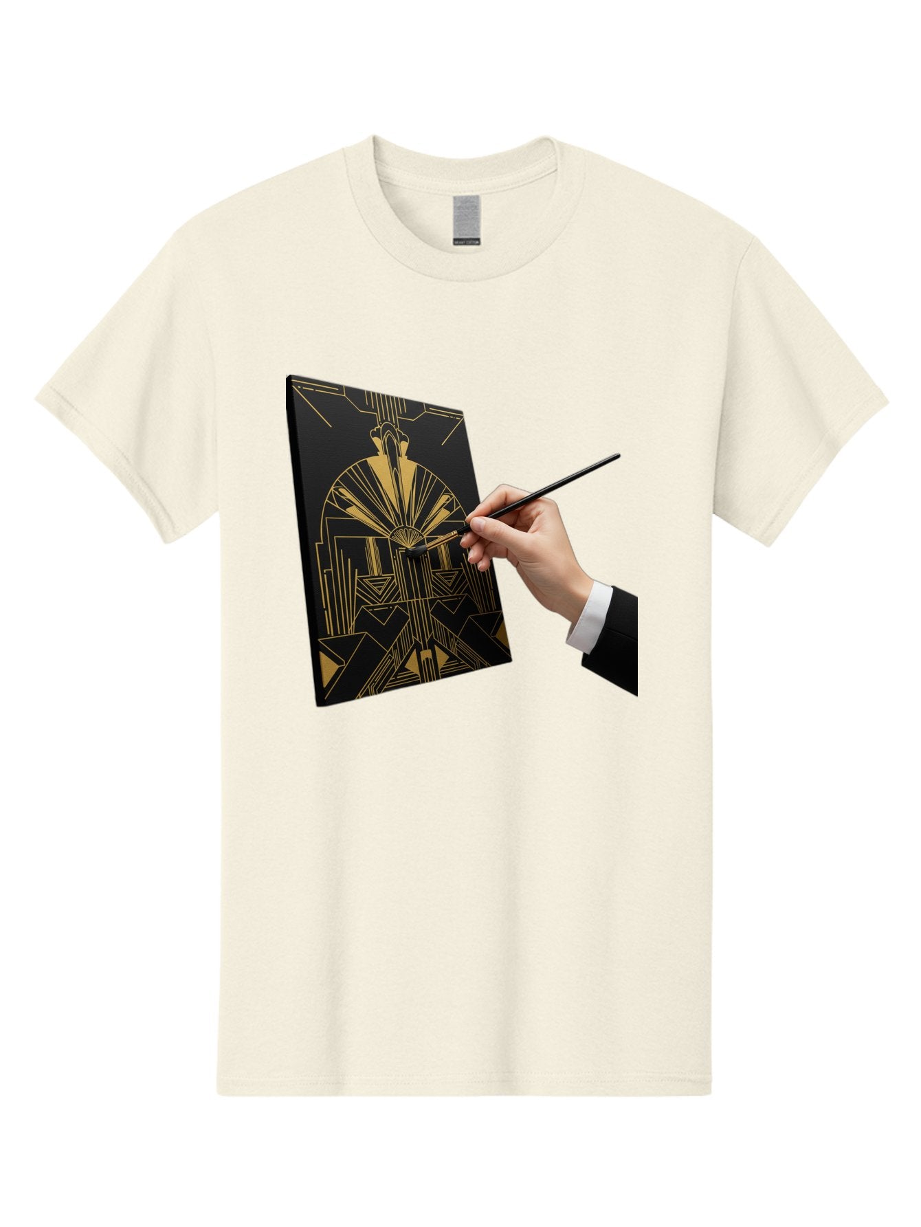 Gold-Foil-Art Men'S Graphic Tee, 100% Cotton, Comfortable Casual Summer Wear, Machine Washable, Vintage Camera, Old Camera, Antique Camera, Black Camera, Classic Photography, Photography Equipment, Nostalgic Device, Film Camera, Camera Art Bak706 3