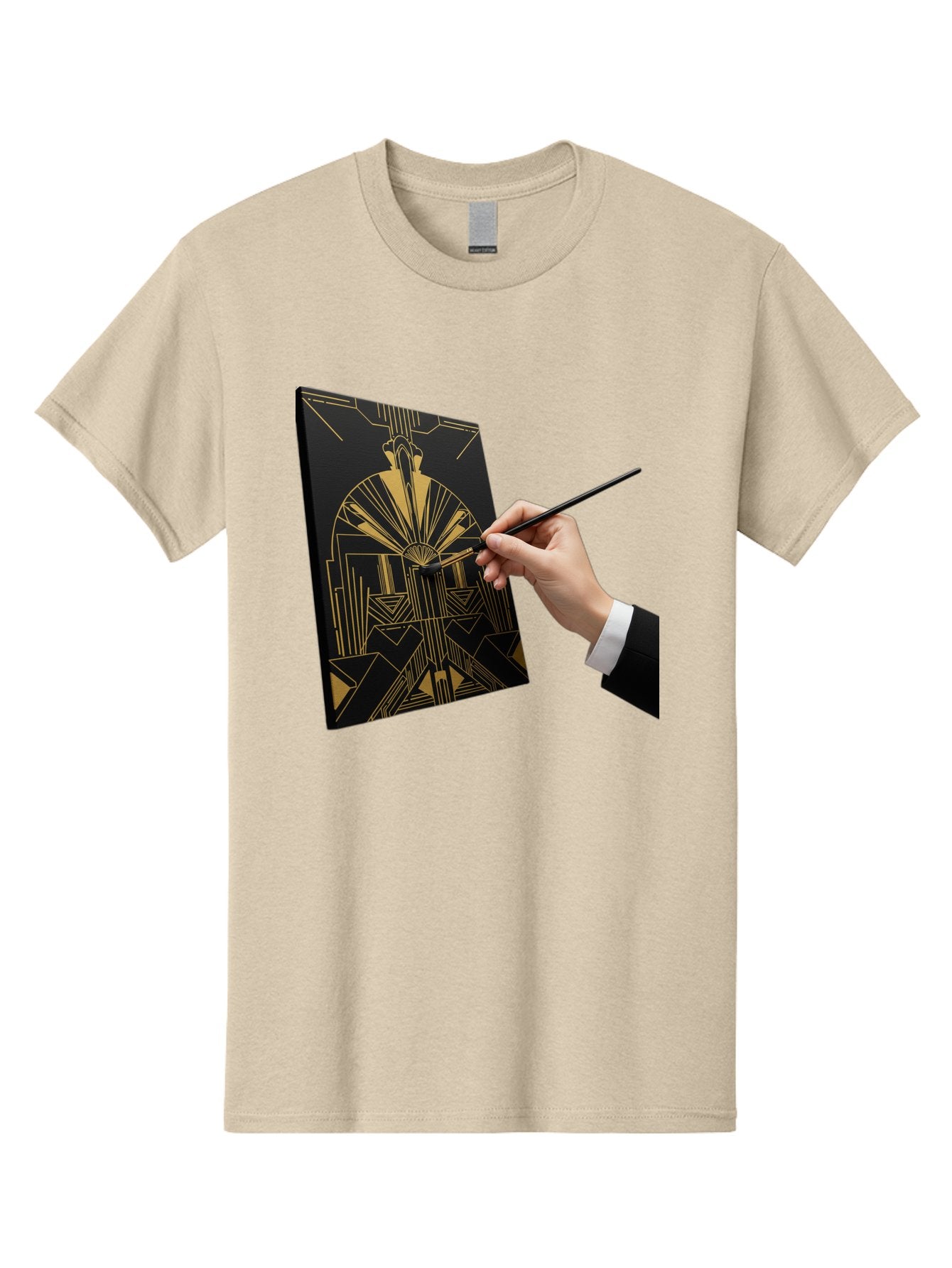 Gold-Foil-Art Men'S Graphic Tee, 100% Cotton, Comfortable Casual Summer Wear, Machine Washable, Vintage Camera, Old Camera, Antique Camera, Black Camera, Classic Photography, Photography Equipment, Nostalgic Device, Film Camera, Camera Art Bak706 6