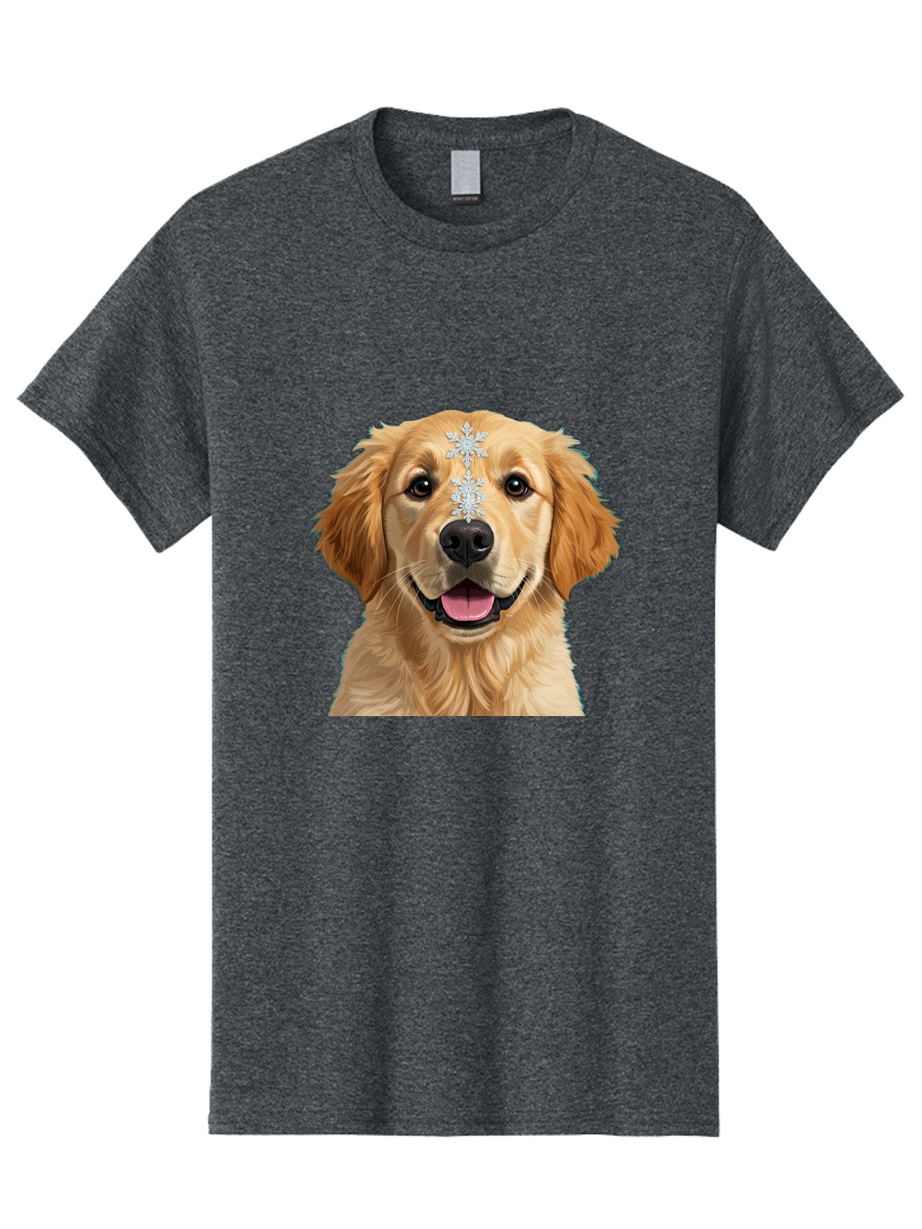 Golden-Retriever-Snowflake Men'S Graphic Tee, 100% Cotton, Comfortable Casual Summer Wear, Machine Washable, Vintage Camera, Old Camera, Antique Camera, Black Camera, Classic Photography, Photography Equipment, Nostalgic Device, Film Camera, Bak708 4
