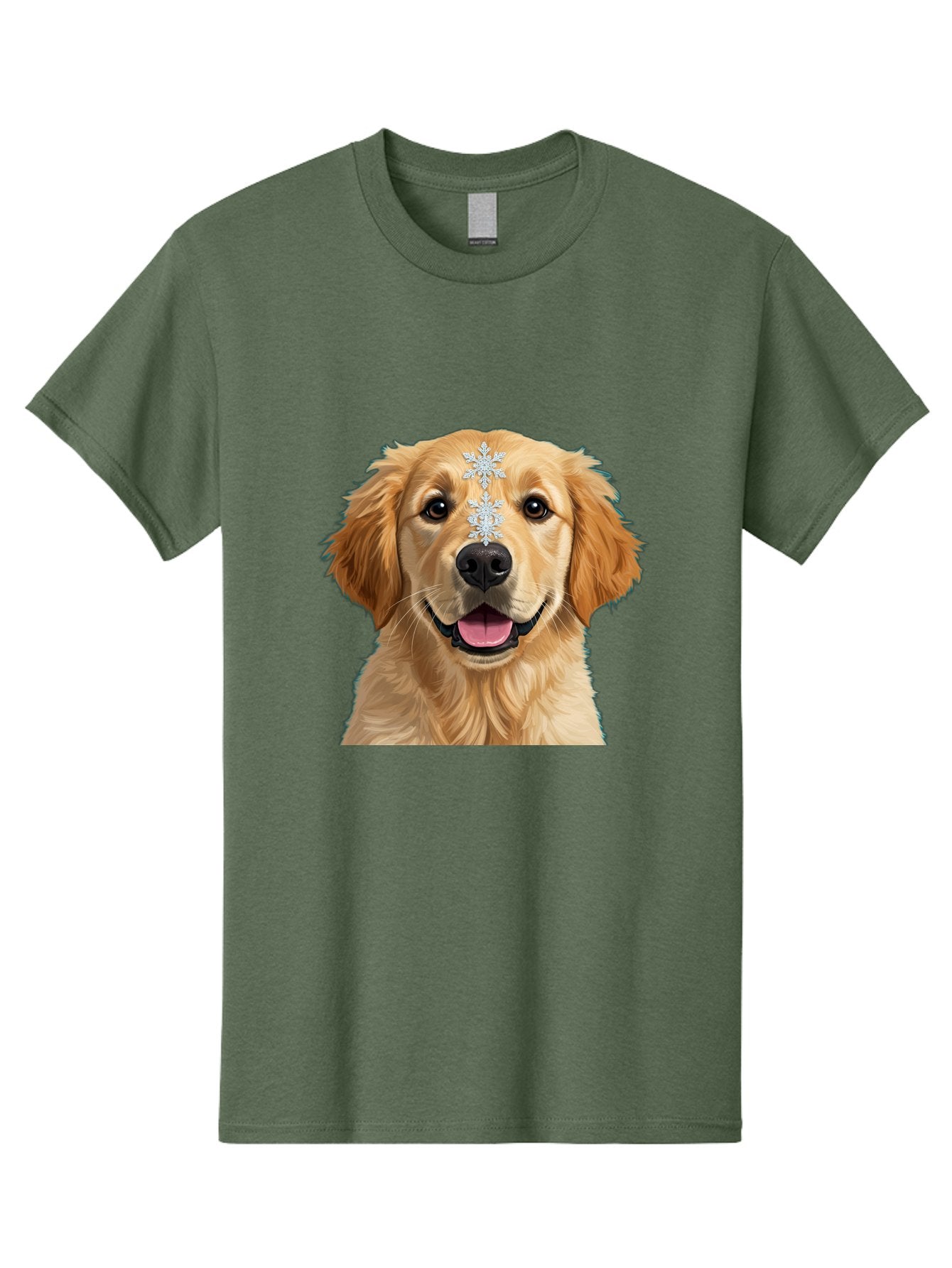 Golden-Retriever-Snowflake Men'S Graphic Tee, 100% Cotton, Comfortable Casual Summer Wear, Machine Washable, Vintage Camera, Old Camera, Antique Camera, Black Camera, Classic Photography, Photography Equipment, Nostalgic Device, Film Camera, Bak708 5