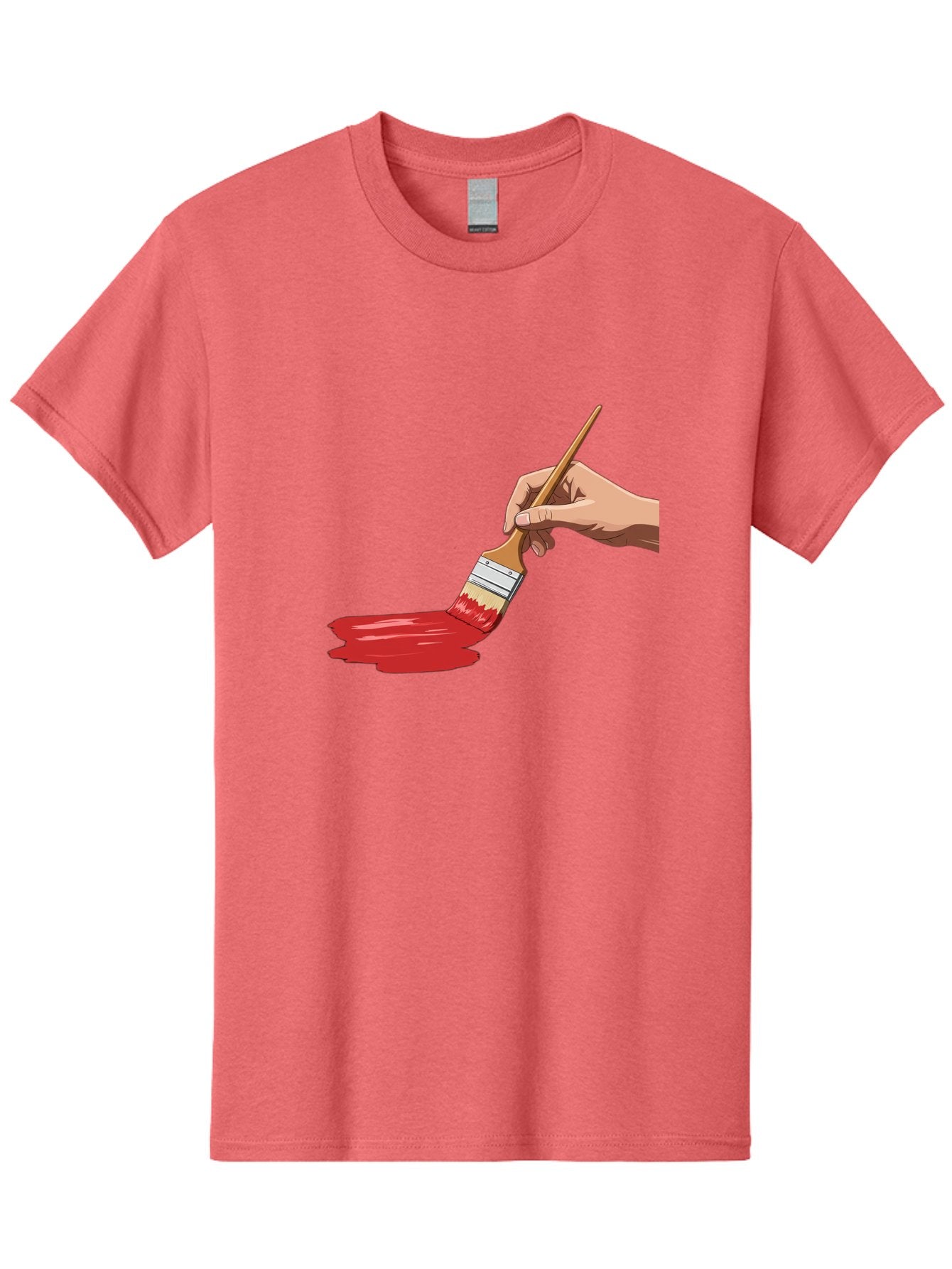 Hand-Painting-With-Red-Paint Men'S Graphic Tee, 100% Cotton, Comfortable Casual Summer Wear, Machine Washable, Vintage Camera, Old Camera, Antique Camera, Black Camera, Classic Photography, Photography Equipment, Nostalgic Device, Film Camera, Bak718