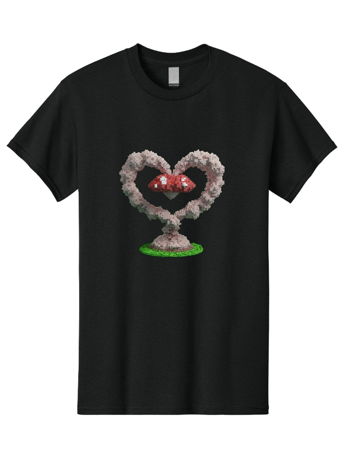 Heart-Shaped-Red-Mushrooms Men'S Graphic Tee, 100% Cotton, Comfortable Casual Summer Wear, Machine Washable, Vintage Camera, Old Camera, Antique Camera, Black Camera, Classic Photography, Photography Equipment, Nostalgic Device, Film Camera, Bak721