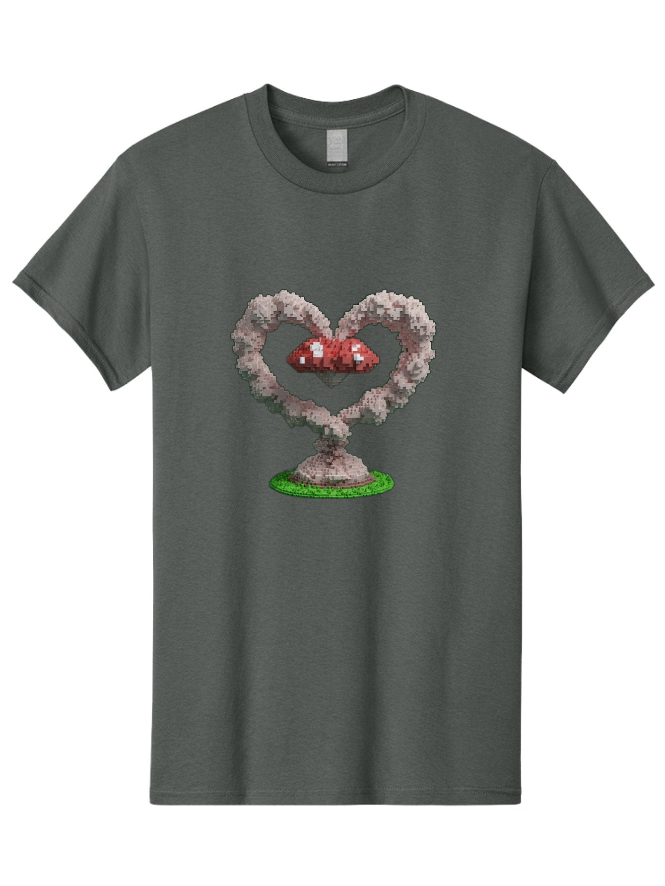 Heart-Shaped-Red-Mushrooms Men'S Graphic Tee, 100% Cotton, Comfortable Casual Summer Wear, Machine Washable, Vintage Camera, Old Camera, Antique Camera, Black Camera, Classic Photography, Photography Equipment, Nostalgic Device, Film Camera, Bak721 3