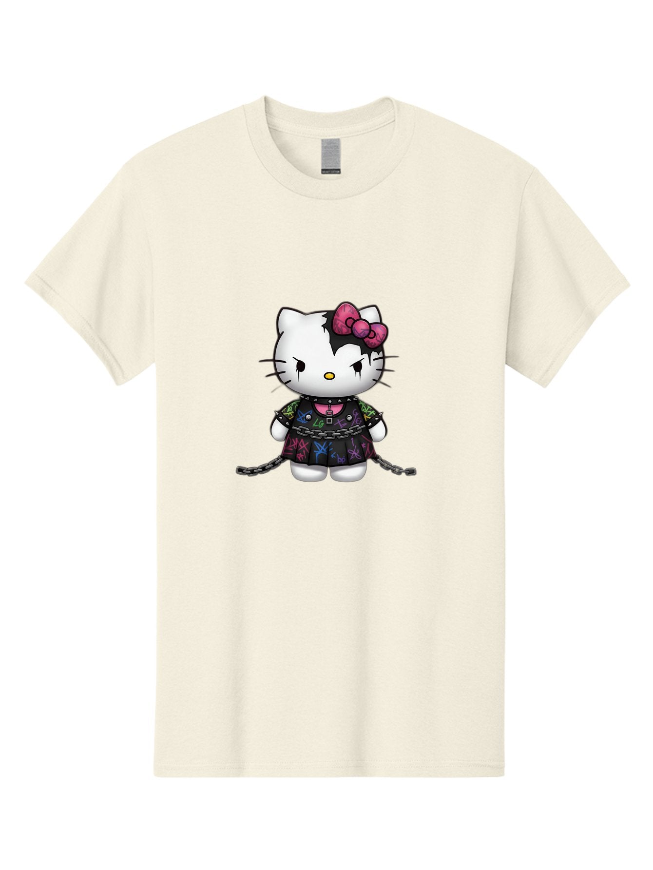 Hello-Kitty-Graffiti Men'S Graphic Tee, 100% Cotton, Comfortable Casual Summer Wear, Machine Washable, Vintage Camera, Old Camera, Antique Camera, Black Camera, Classic Photography, Photography Equipment, Nostalgic Device, Film Camera, Bak725 15