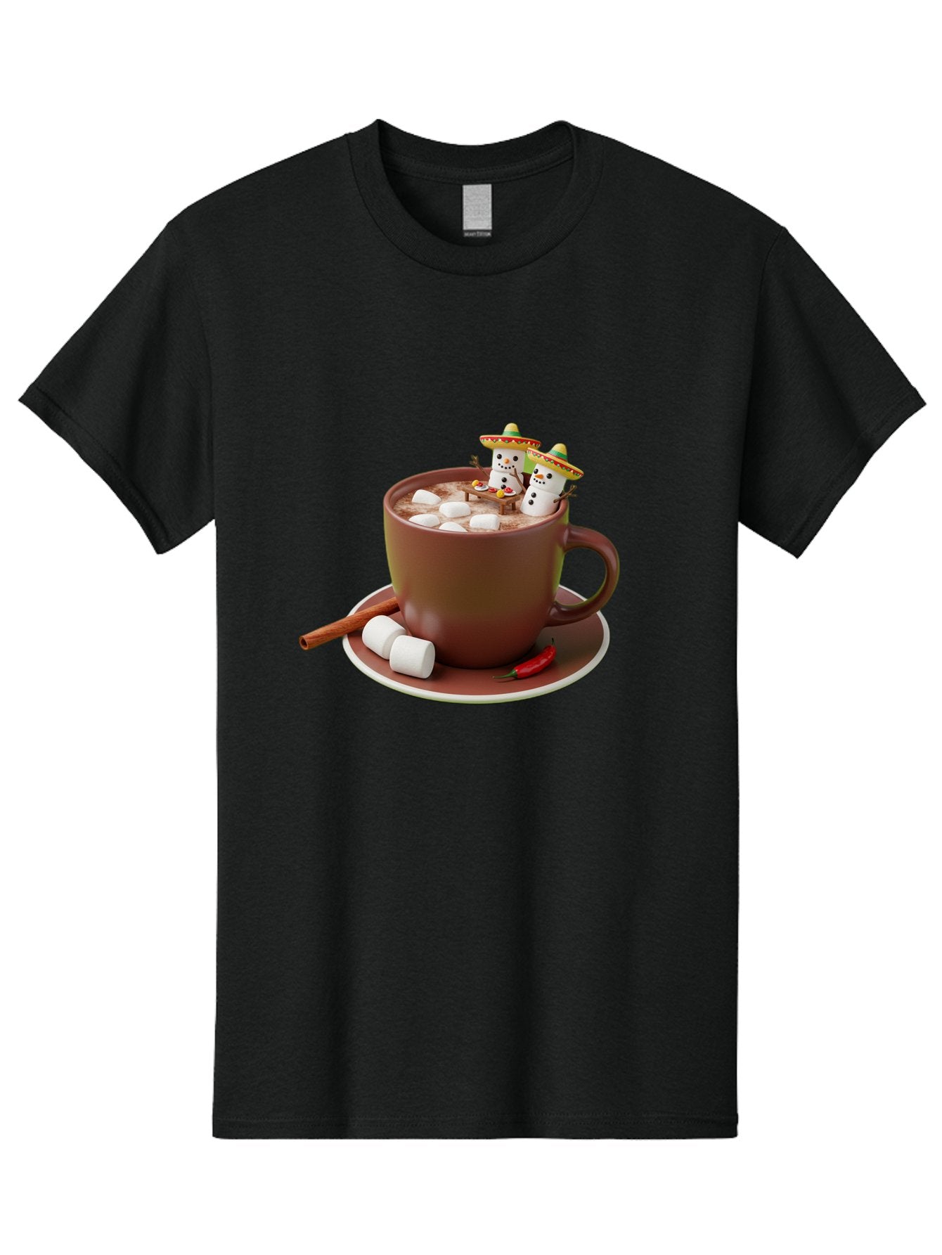 Hot-Chocolate-1 Men'S Graphic Tee, 100% Cotton, Comfortable Casual Summer Wear, Machine Washable, Vintage Camera, Old Camera, Antique Camera, Black Camera, Classic Photography, Photography Equipment, Nostalgic Device, Film Camera, Camera Art Bak728