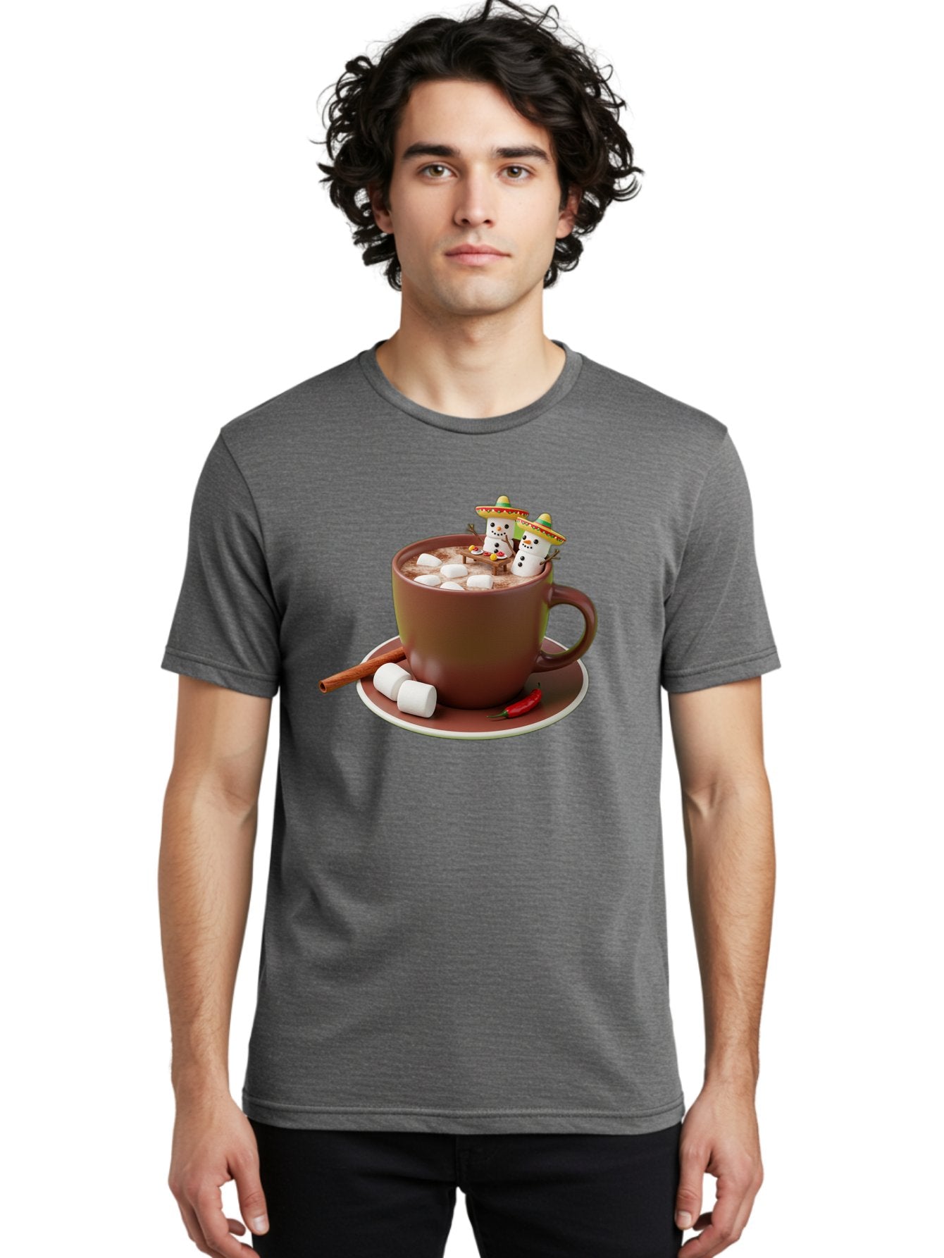 Hot-Chocolate-1 Men'S Graphic Tee, 100% Cotton, Comfortable Casual Summer Wear, Machine Washable, Vintage Camera, Old Camera, Antique Camera, Black Camera, Classic Photography, Photography Equipment, Nostalgic Device, Film Camera, Camera Art Bak728 20