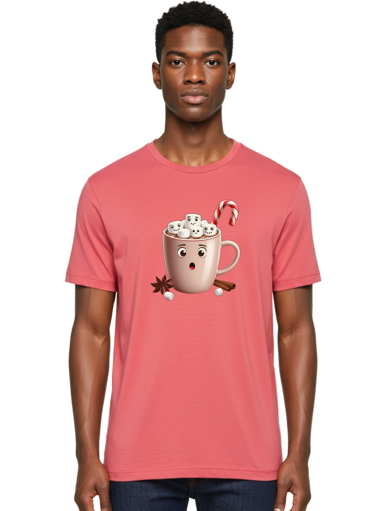 Hot-Chocolate-Mug-1 Men'S Graphic Tee, 100% Cotton, Comfortable Casual Summer Wear, Machine Washable, Vintage Camera, Old Camera, Antique Camera, Black Camera, Classic Photography, Photography Equipment, Nostalgic Device, Film Camera, Bak730 24