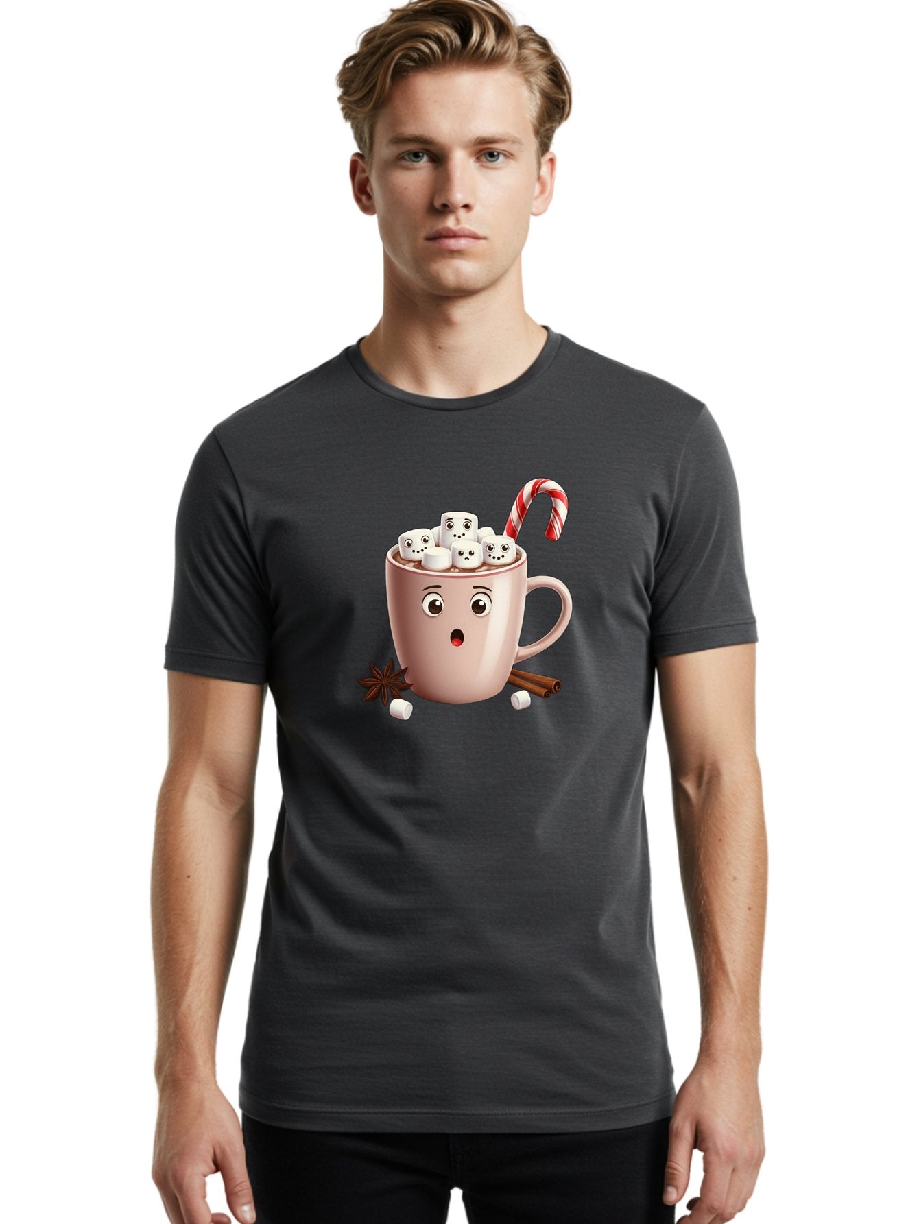 Hot-Chocolate-Mug-1 Men'S Graphic Tee, 100% Cotton, Comfortable Casual Summer Wear, Machine Washable, Vintage Camera, Old Camera, Antique Camera, Black Camera, Classic Photography, Photography Equipment, Nostalgic Device, Film Camera, Bak730 18