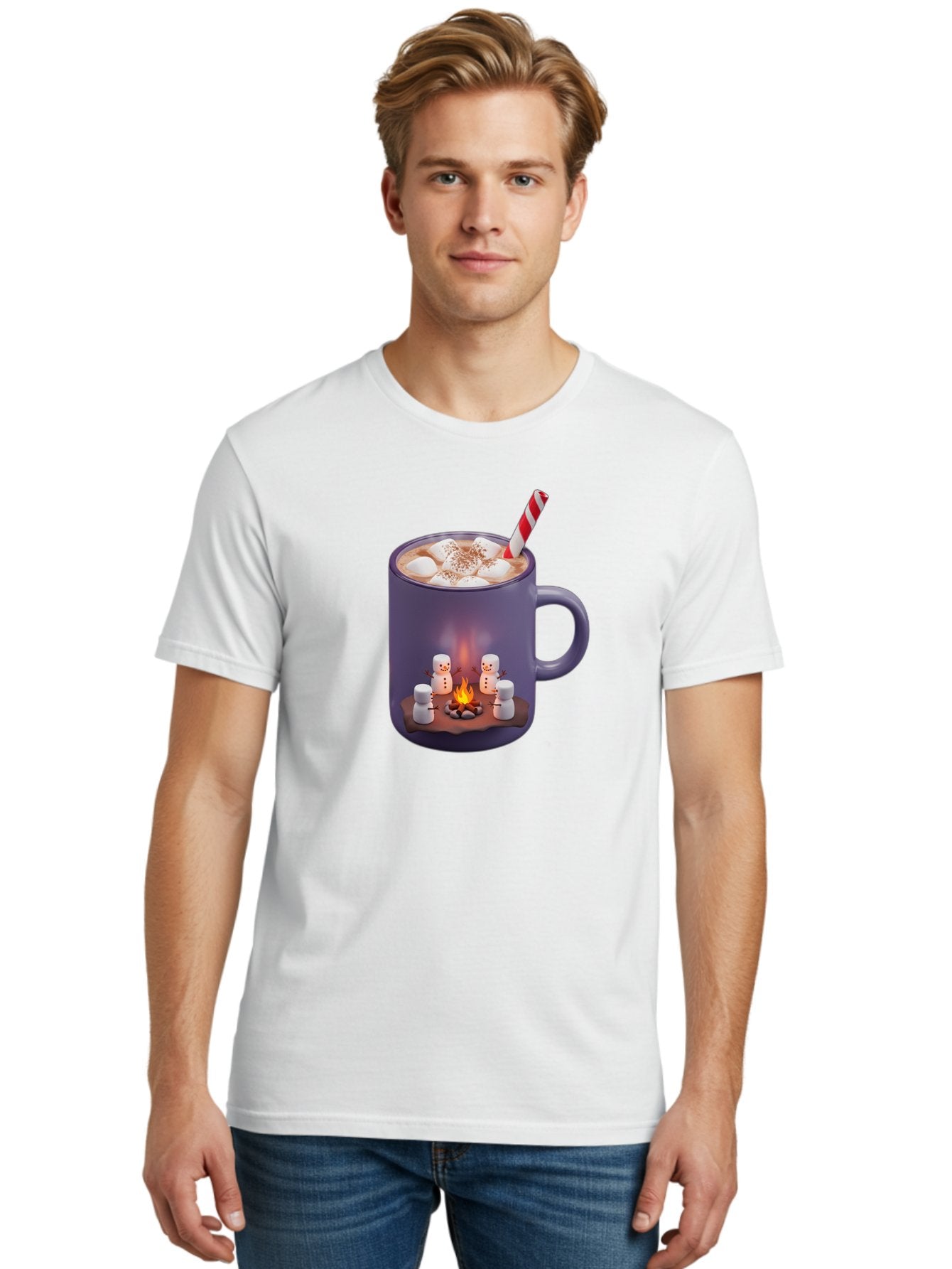 Hot-Chocolate-Mug Men'S Graphic Tee, 100% Cotton, Comfortable Casual Summer Wear, Machine Washable, Vintage Camera, Old Camera, Antique Camera, Black Camera, Classic Photography, Photography Equipment, Nostalgic Device, Film Camera, Camera Art Bak731 20