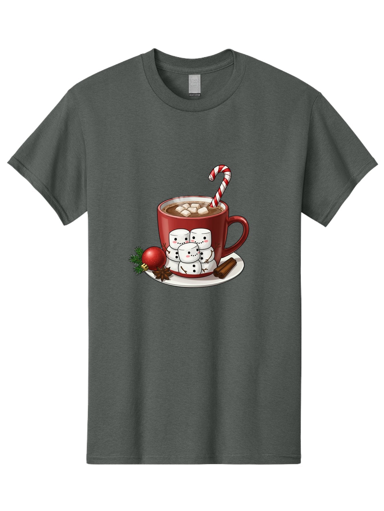 Hot-Chocolate-Snowman-Mug Men'S Graphic Tee, 100% Cotton, Comfortable Casual Summer Wear, Machine Washable, Vintage Camera, Old Camera, Antique Camera, Black Camera, Classic Photography, Photography Equipment, Nostalgic Device, Film Camera, Bak732 8