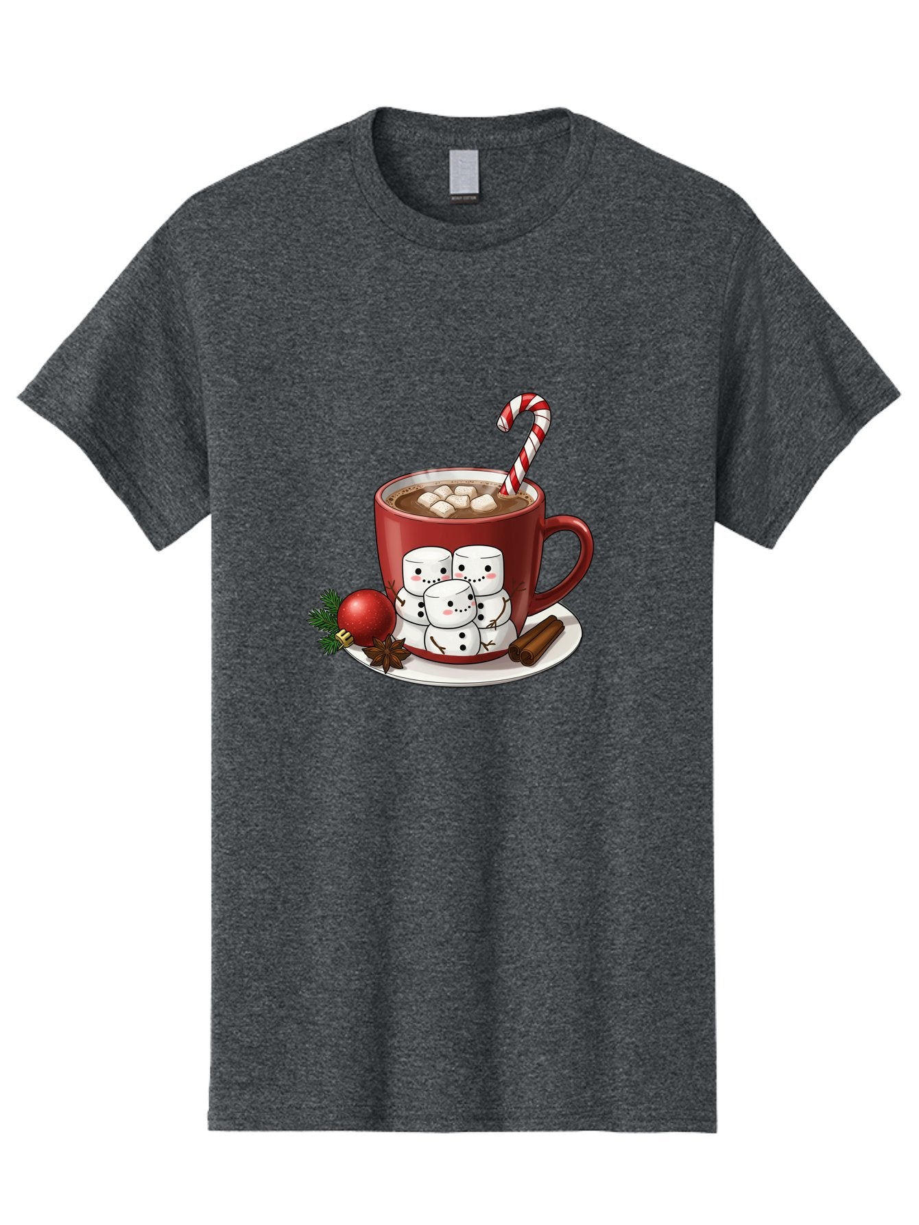 Hot-Chocolate-Snowman-Mug Men'S Graphic Tee, 100% Cotton, Comfortable Casual Summer Wear, Machine Washable, Vintage Camera, Old Camera, Antique Camera, Black Camera, Classic Photography, Photography Equipment, Nostalgic Device, Film Camera, Bak732