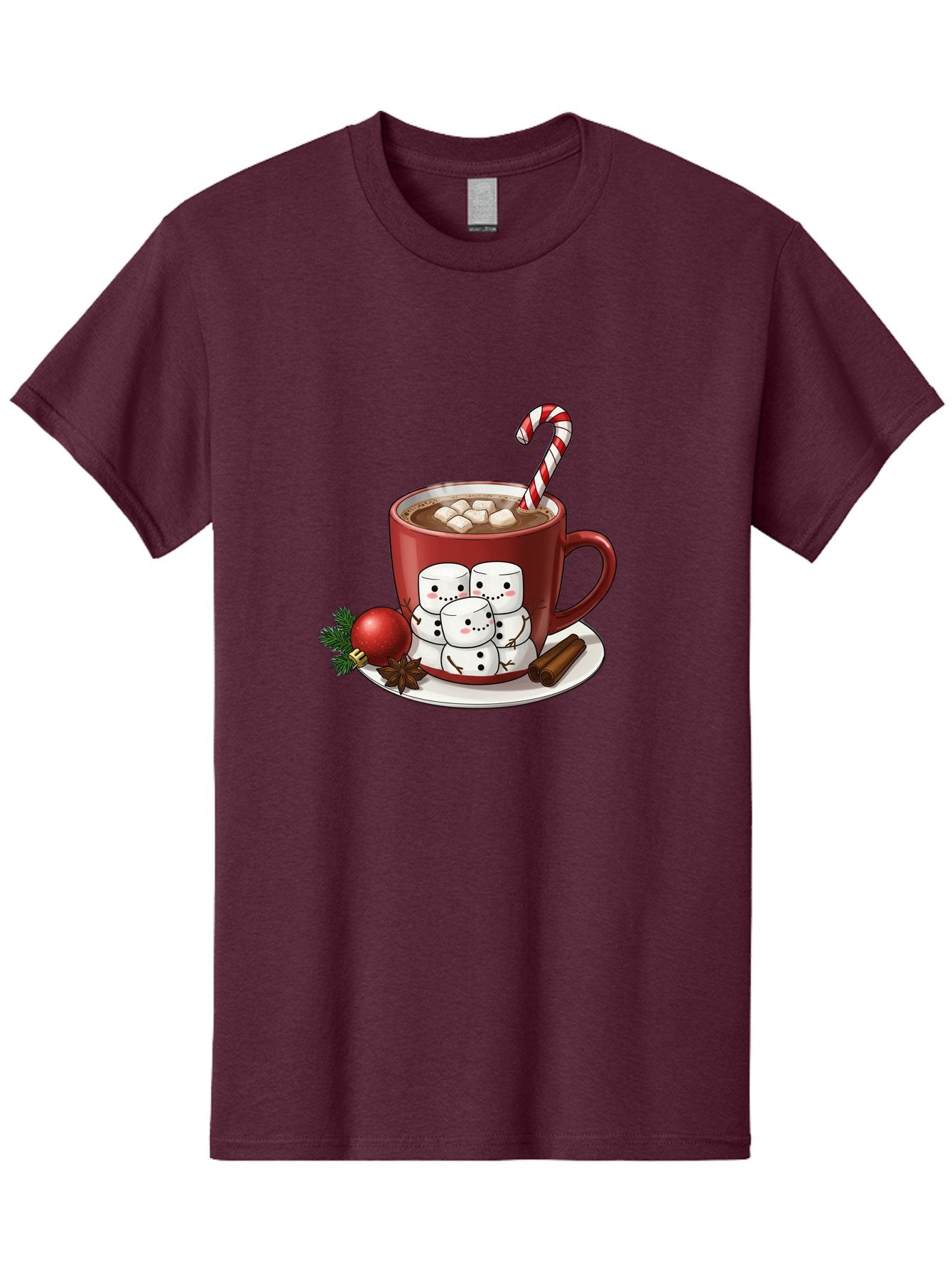 Hot-Chocolate-Snowman-Mug Men'S Graphic Tee, 100% Cotton, Comfortable Casual Summer Wear, Machine Washable, Vintage Camera, Old Camera, Antique Camera, Black Camera, Classic Photography, Photography Equipment, Nostalgic Device, Film Camera, Bak732 12
