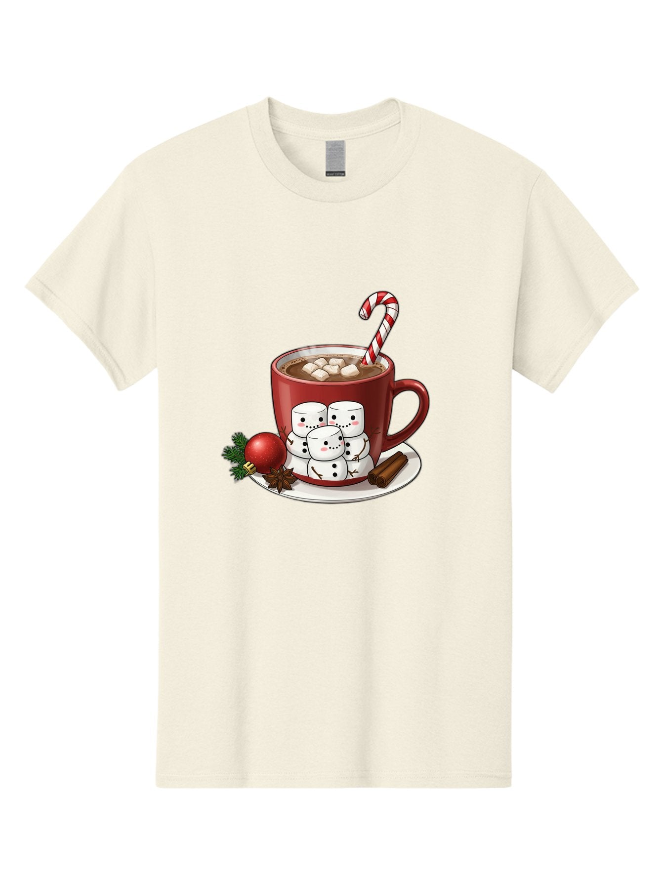 Hot-Chocolate-Snowman-Mug Men'S Graphic Tee, 100% Cotton, Comfortable Casual Summer Wear, Machine Washable, Vintage Camera, Old Camera, Antique Camera, Black Camera, Classic Photography, Photography Equipment, Nostalgic Device, Film Camera, Bak732