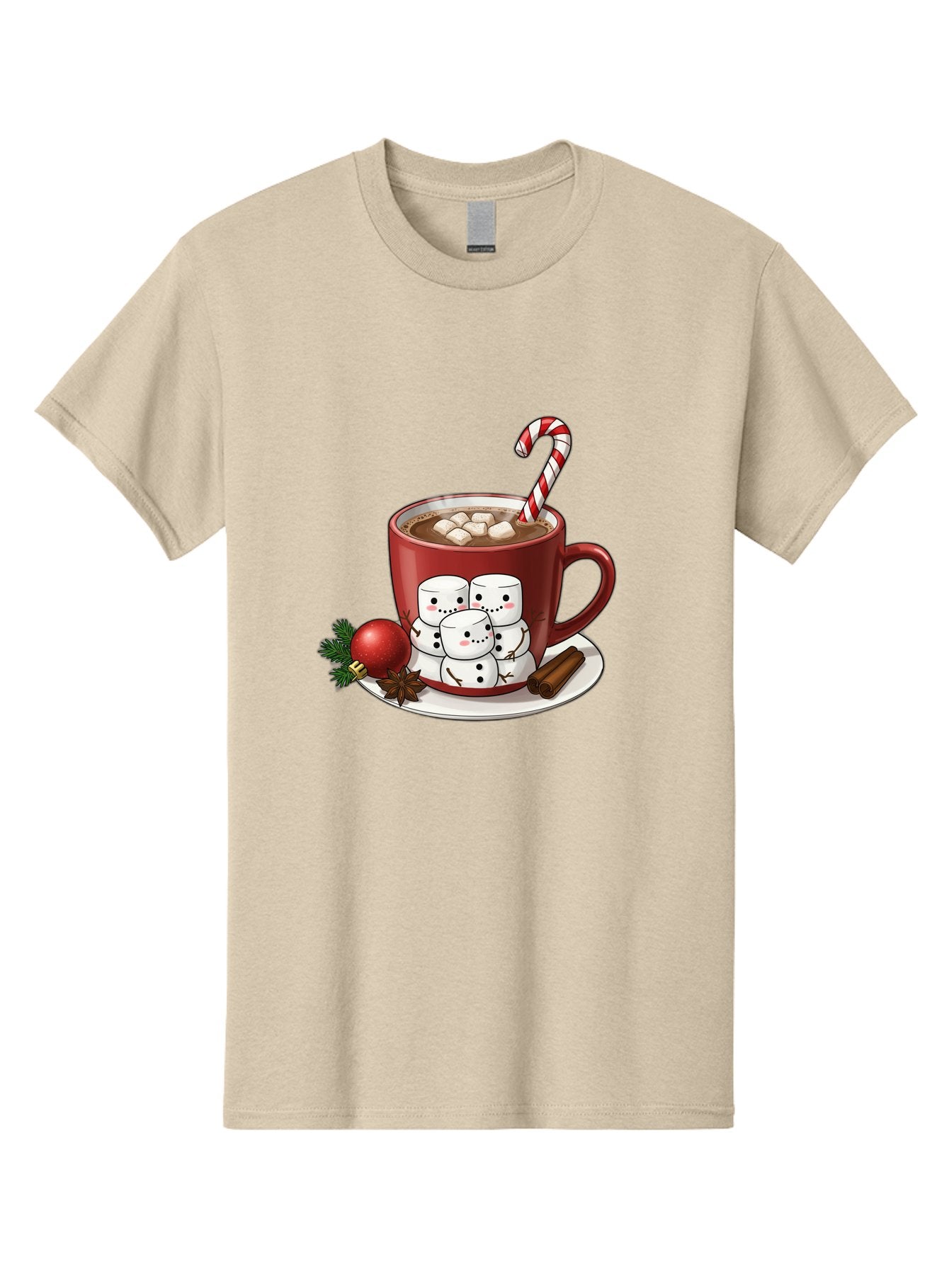 Hot-Chocolate-Snowman-Mug Men'S Graphic Tee, 100% Cotton, Comfortable Casual Summer Wear, Machine Washable, Vintage Camera, Old Camera, Antique Camera, Black Camera, Classic Photography, Photography Equipment, Nostalgic Device, Film Camera, Bak732 6
