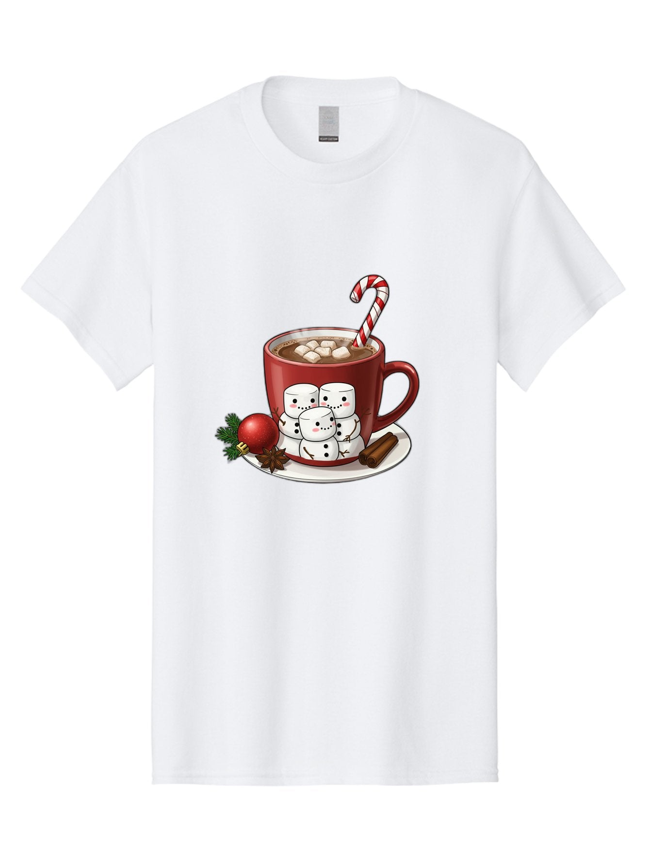 Hot-Chocolate-Snowman-Mug Men'S Graphic Tee, 100% Cotton, Comfortable Casual Summer Wear, Machine Washable, Vintage Camera, Old Camera, Antique Camera, Black Camera, Classic Photography, Photography Equipment, Nostalgic Device, Film Camera, Bak732 4