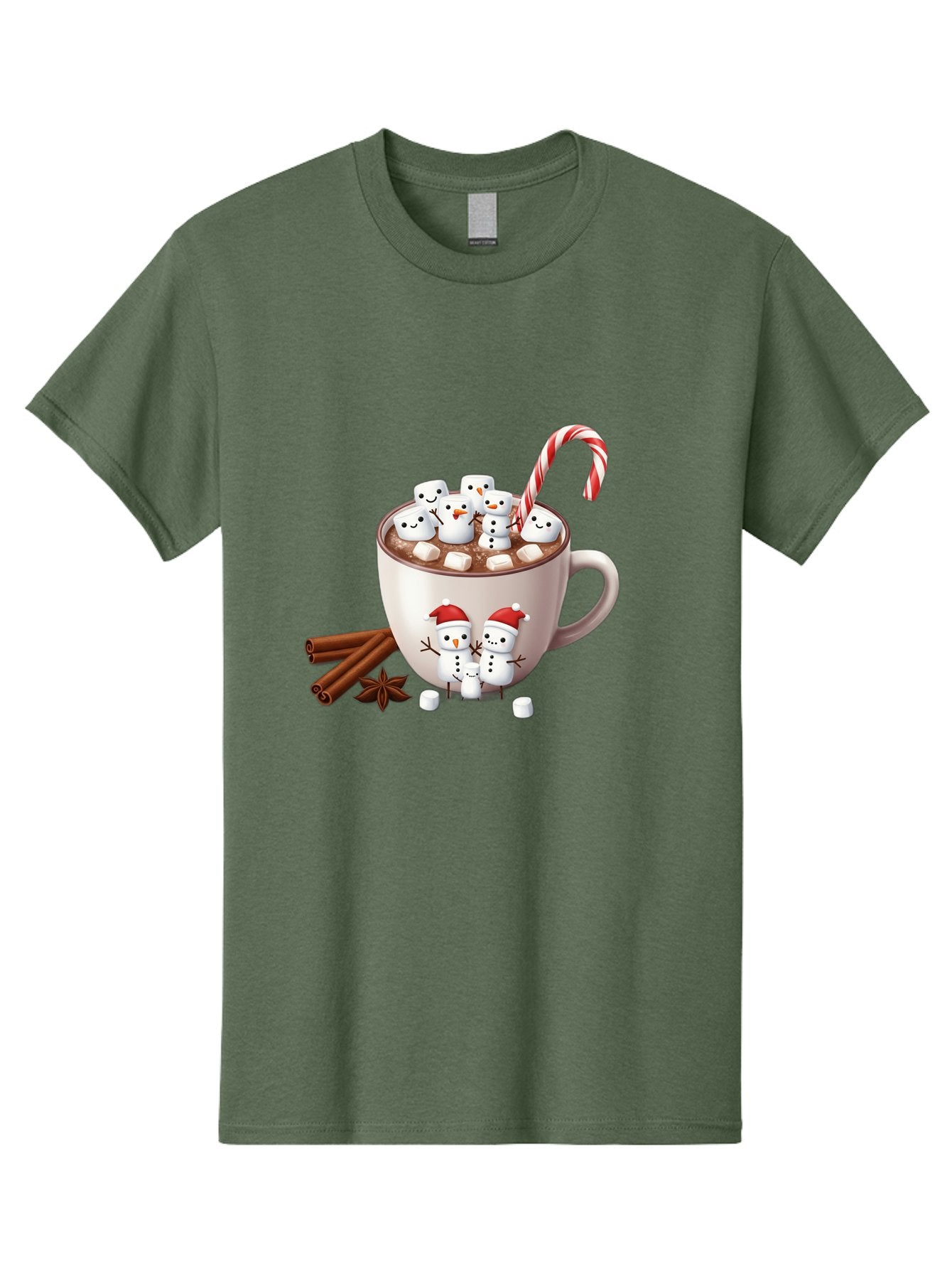 Hot-Chocolate-Snowmen-1 Men'S Graphic Tee, 100% Cotton, Comfortable Casual Summer Wear, Machine Washable, Vintage Camera, Old Camera, Antique Camera, Black Camera, Classic Photography, Photography Equipment, Nostalgic Device, Film Camera, Bak733 9