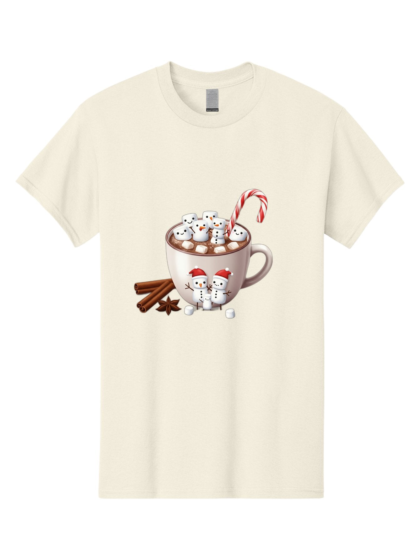 Hot-Chocolate-Snowmen-1 Men'S Graphic Tee, 100% Cotton, Comfortable Casual Summer Wear, Machine Washable, Vintage Camera, Old Camera, Antique Camera, Black Camera, Classic Photography, Photography Equipment, Nostalgic Device, Film Camera, Bak733
