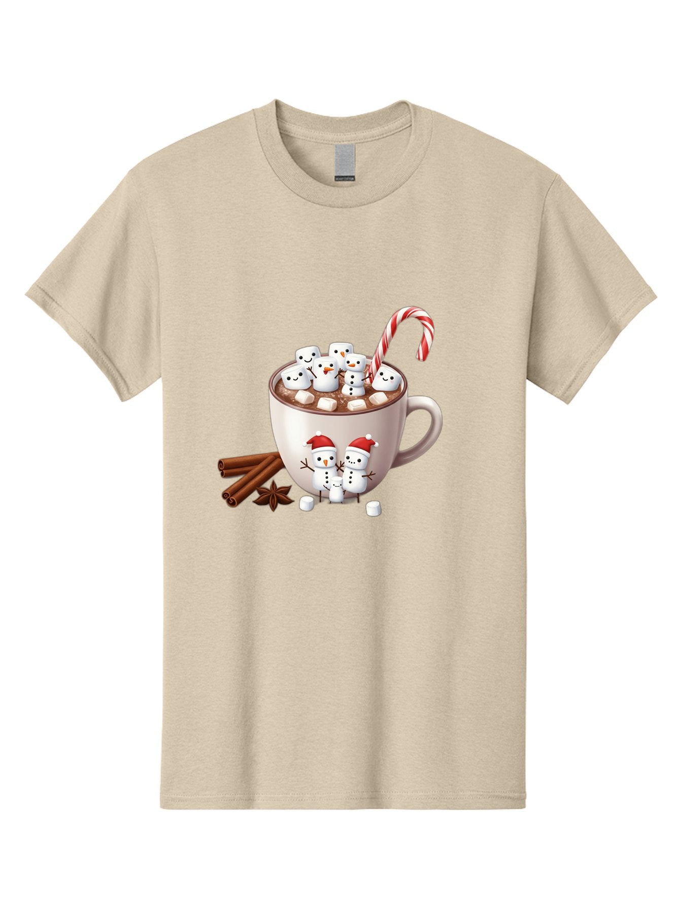 Hot-Chocolate-Snowmen-1 Men'S Graphic Tee, 100% Cotton, Comfortable Casual Summer Wear, Machine Washable, Vintage Camera, Old Camera, Antique Camera, Black Camera, Classic Photography, Photography Equipment, Nostalgic Device, Film Camera, Bak733 5