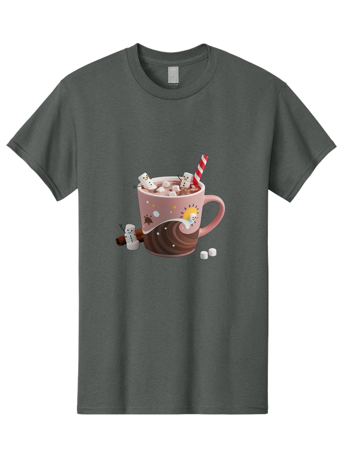 Hot-Chocolate-Snowmen Men'S Graphic Tee, 100% Cotton, Comfortable Casual Summer Wear, Machine Washable, Vintage Camera, Old Camera, Antique Camera, Black Camera, Classic Photography, Photography Equipment, Nostalgic Device, Film Camera, Bak734 10