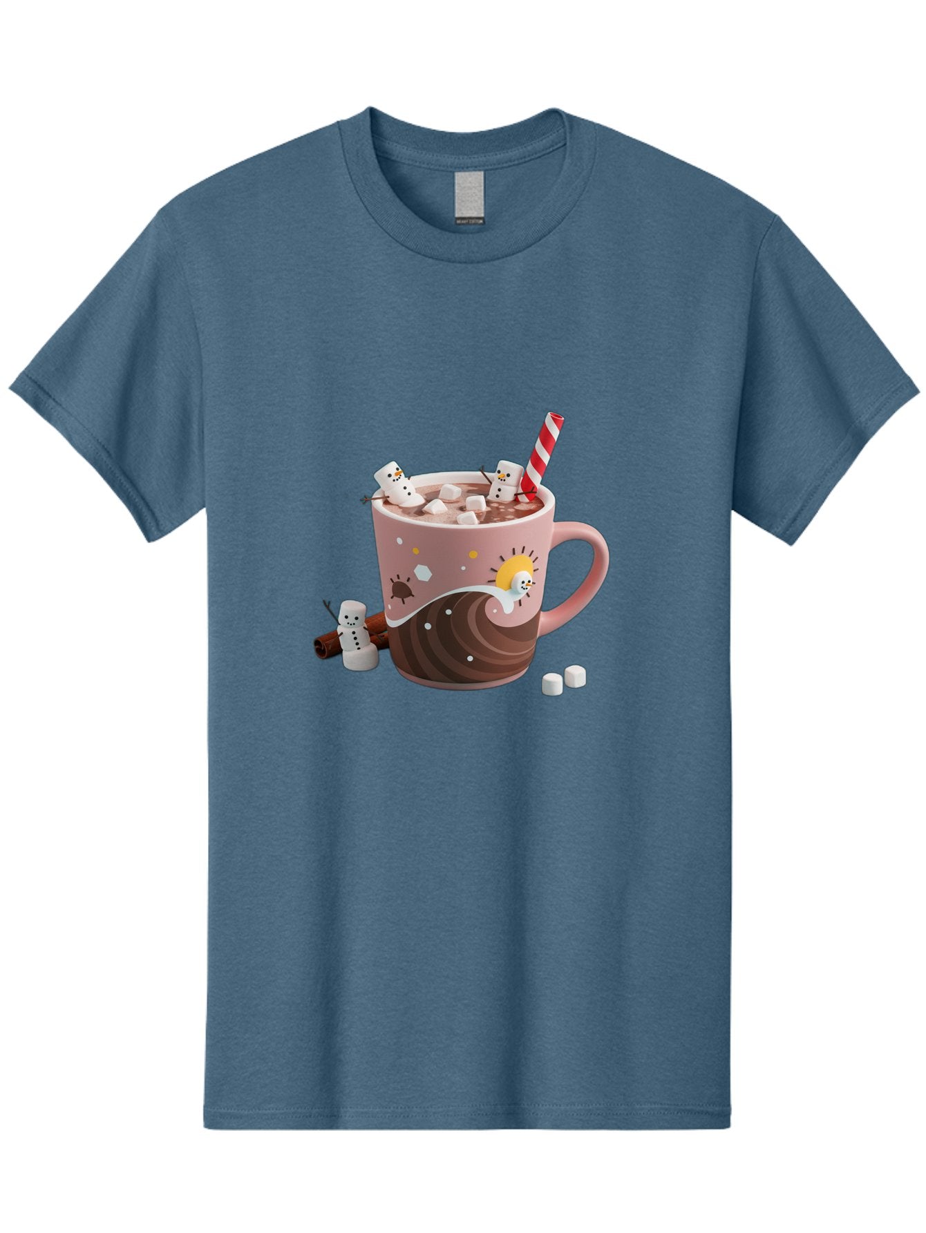 Hot-Chocolate-Snowmen Men'S Graphic Tee, 100% Cotton, Comfortable Casual Summer Wear, Machine Washable, Vintage Camera, Old Camera, Antique Camera, Black Camera, Classic Photography, Photography Equipment, Nostalgic Device, Film Camera, Bak734 8