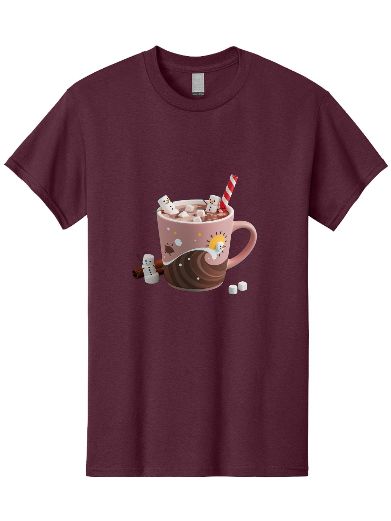 Hot-Chocolate-Snowmen Men'S Graphic Tee, 100% Cotton, Comfortable Casual Summer Wear, Machine Washable, Vintage Camera, Old Camera, Antique Camera, Black Camera, Classic Photography, Photography Equipment, Nostalgic Device, Film Camera, Bak734 11