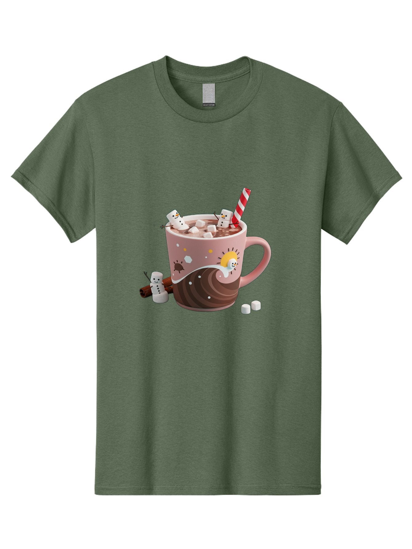 Hot-Chocolate-Snowmen Men'S Graphic Tee, 100% Cotton, Comfortable Casual Summer Wear, Machine Washable, Vintage Camera, Old Camera, Antique Camera, Black Camera, Classic Photography, Photography Equipment, Nostalgic Device, Film Camera, Bak734 4