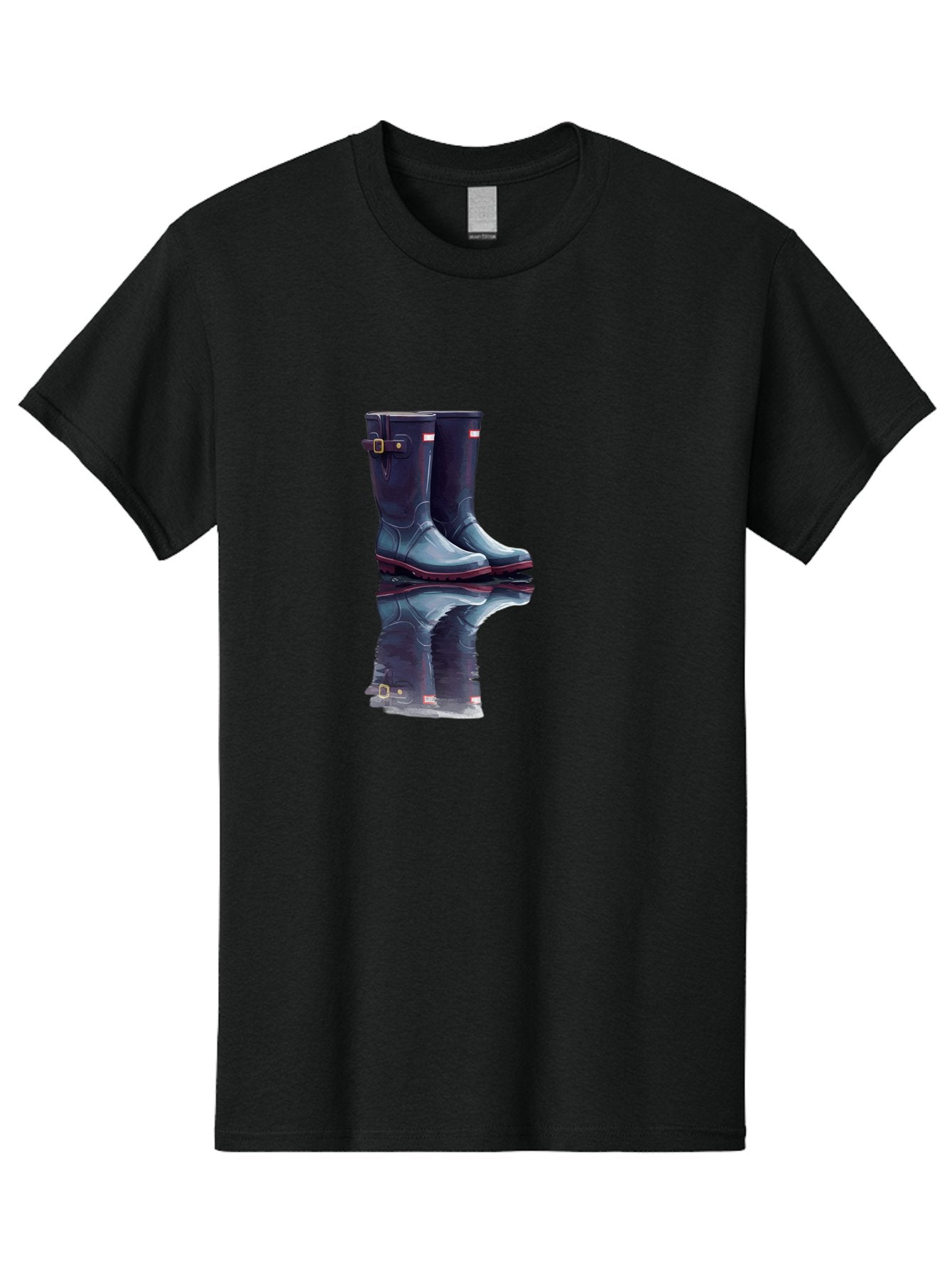 Hunter-Boots-1 Men'S Graphic Tee, 100% Cotton, Comfortable Casual Summer Wear, Machine Washable, Vintage Camera, Old Camera, Antique Camera, Black Camera, Classic Photography, Photography Equipment, Nostalgic Device, Film Camera, Camera Art Bak738 9