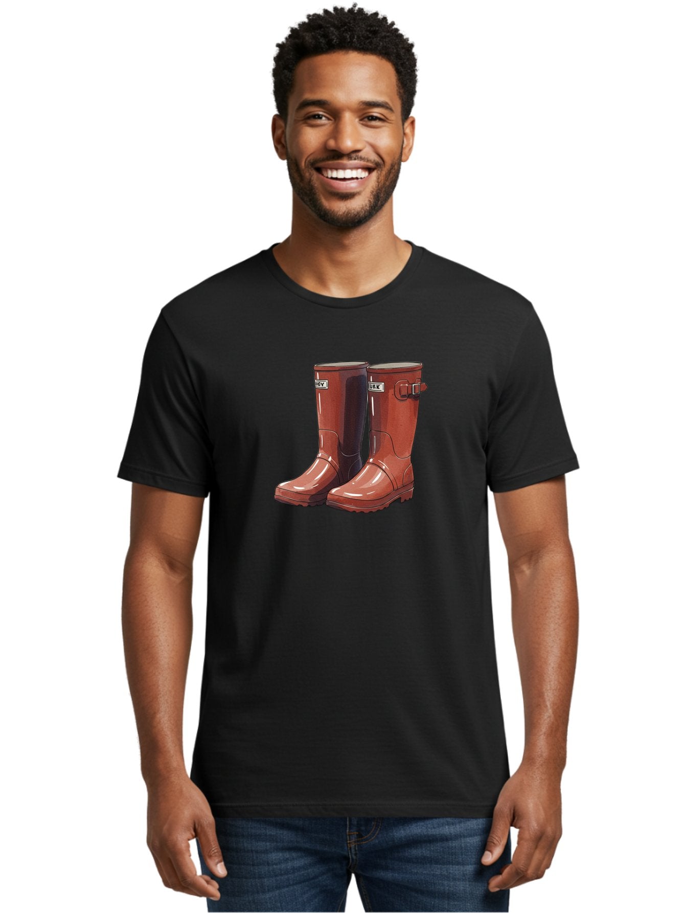 Hunter-Boots-2 Men'S Graphic Tee, 100% Cotton, Comfortable Casual Summer Wear, Machine Washable, Vintage Camera, Old Camera, Antique Camera, Black Camera, Classic Photography, Photography Equipment, Nostalgic Device, Film Camera, Camera Art Bak739 22