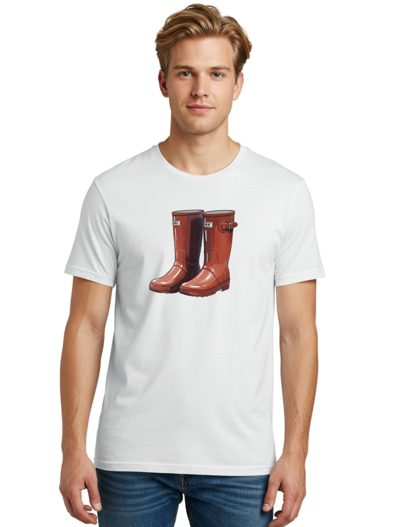Hunter-Boots-2 Men'S Graphic Tee, 100% Cotton, Comfortable Casual Summer Wear, Machine Washable, Vintage Camera, Old Camera, Antique Camera, Black Camera, Classic Photography, Photography Equipment, Nostalgic Device, Film Camera, Camera Art Bak739 17